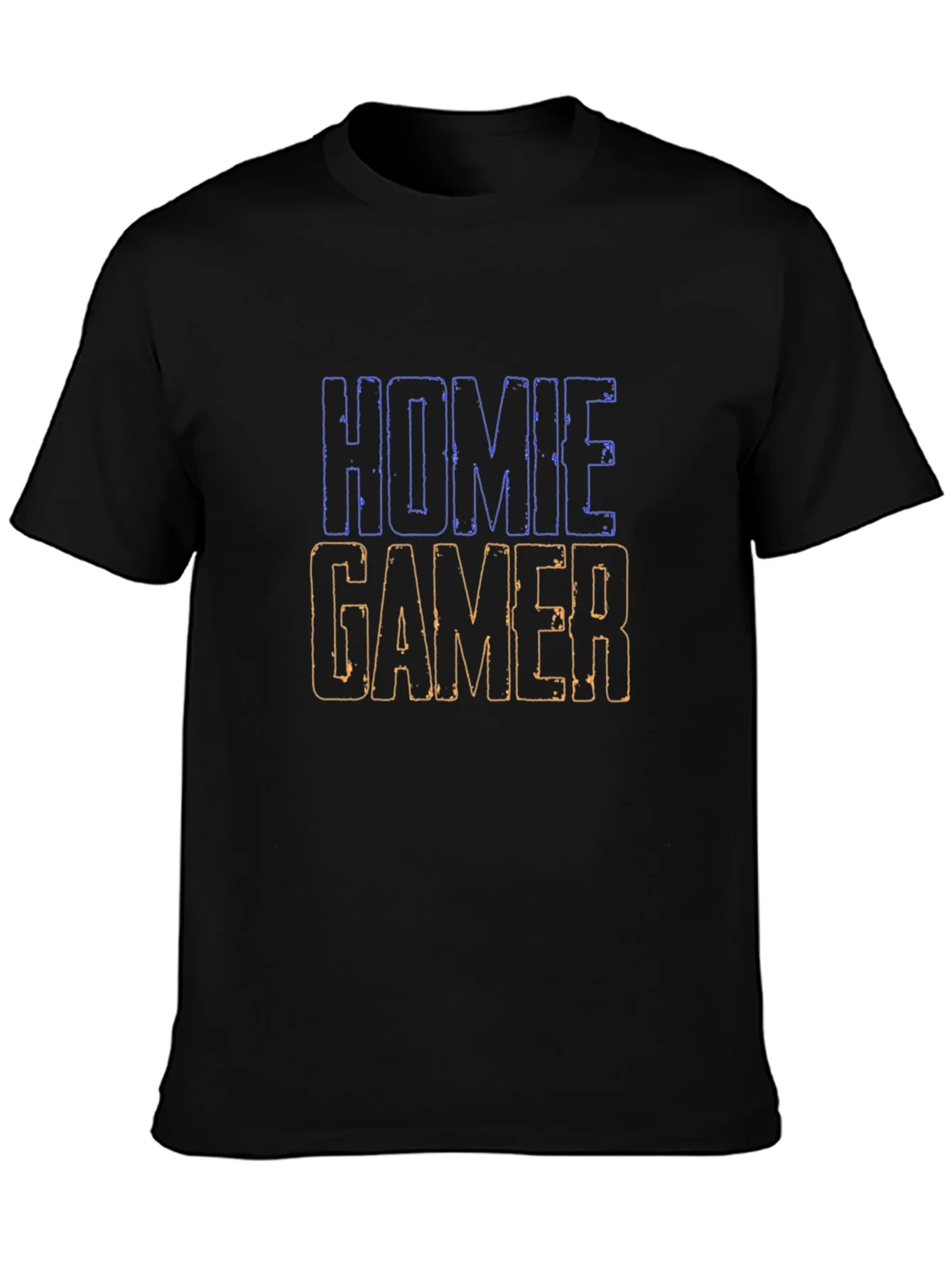 Homie Gamer Black Graphic Tee
