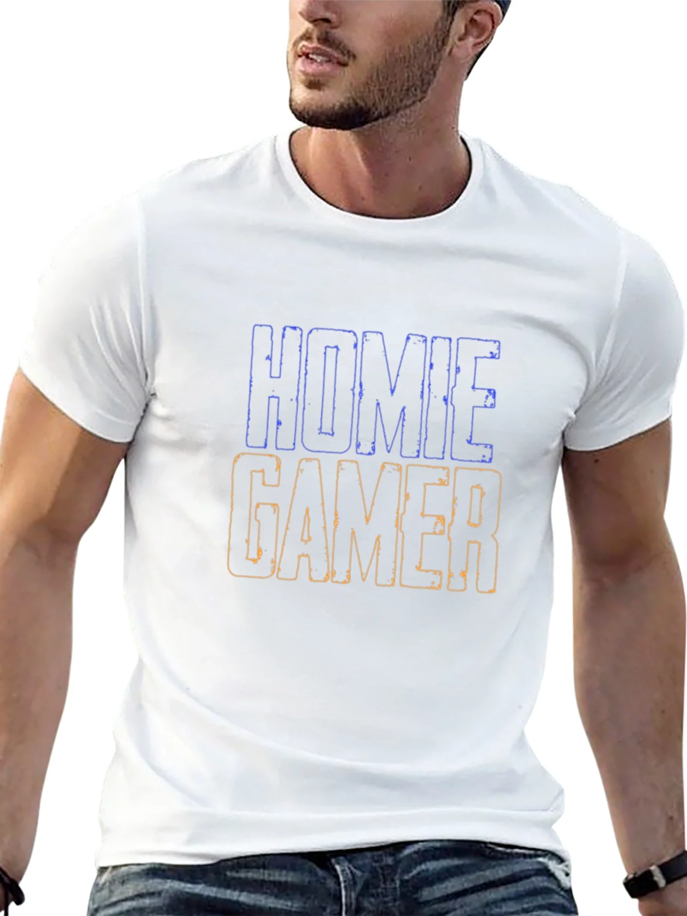Homie Gamer Black Graphic Tee