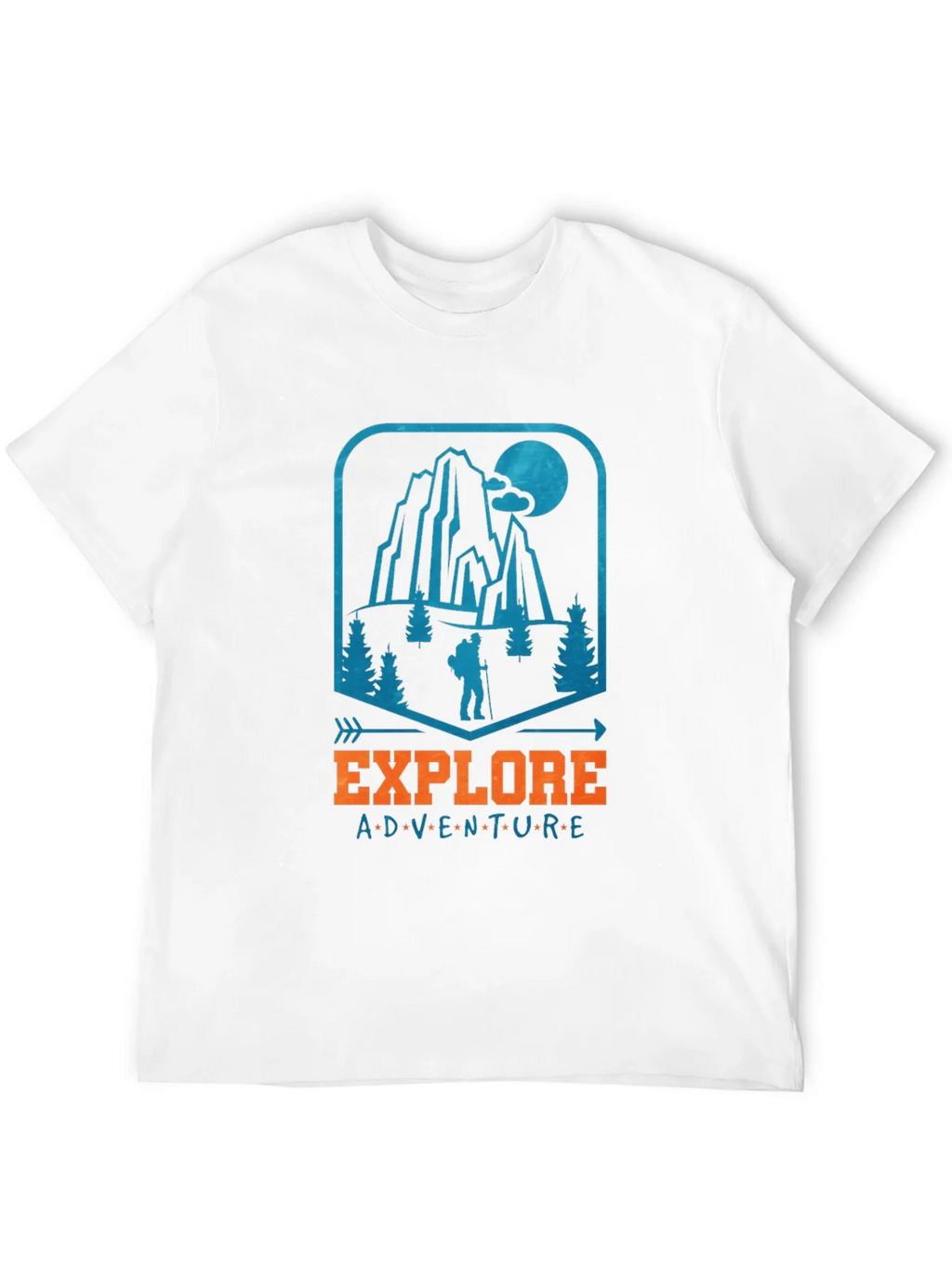 Explore Adventure Graphic Tee - Black
