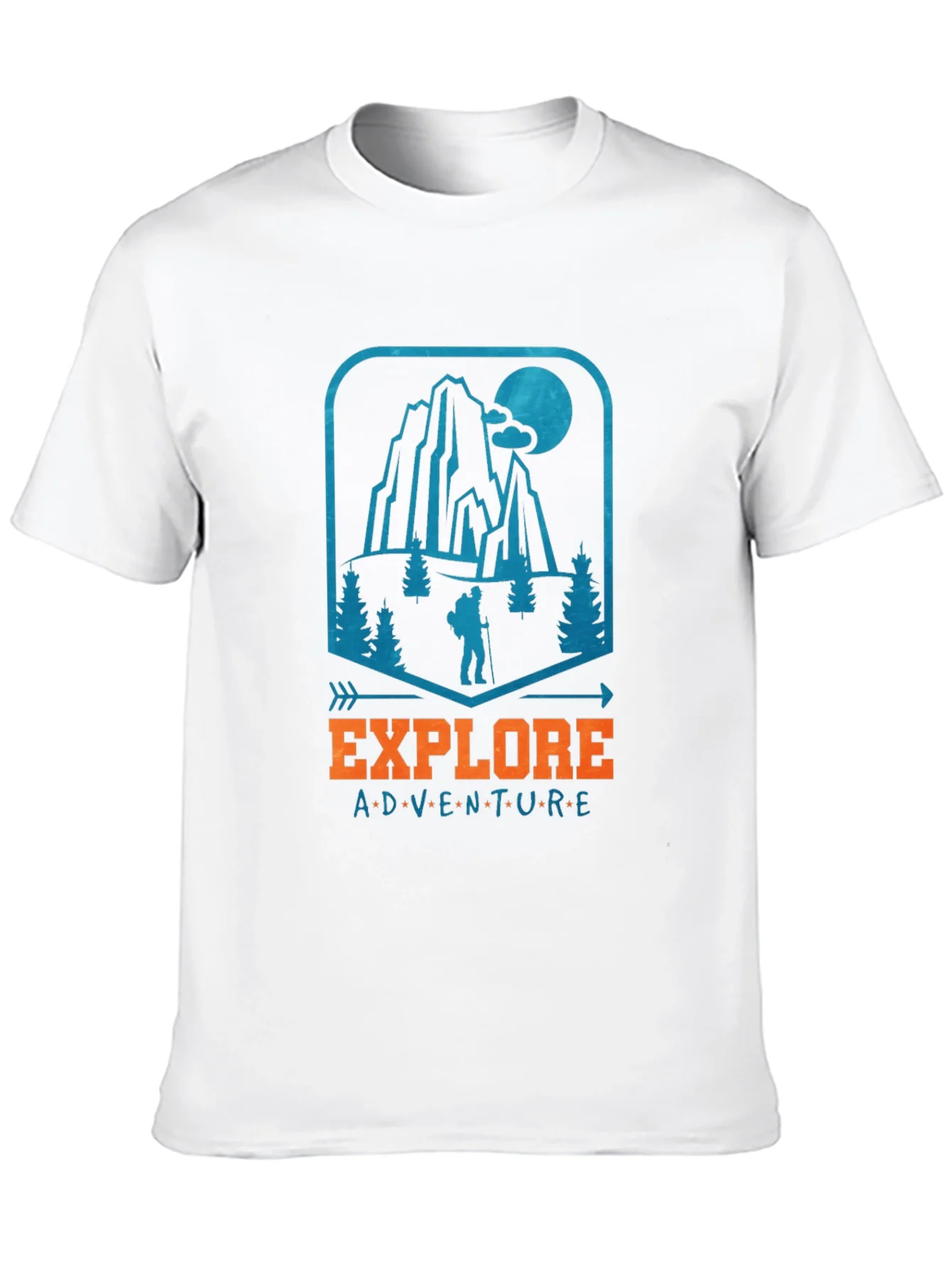 Explore Adventure Graphic Tee - Black