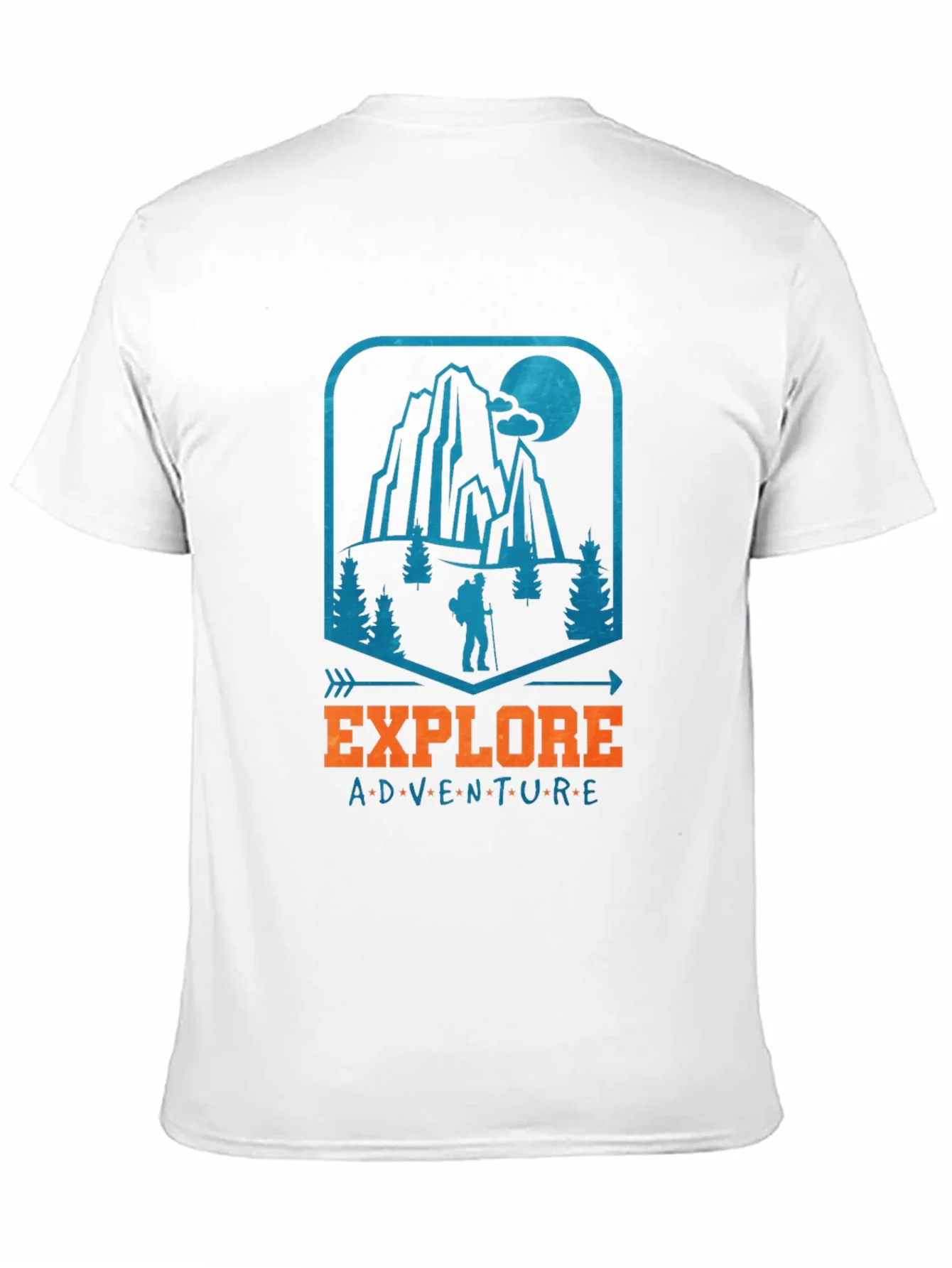 Explore Adventure Graphic Tee - Black
