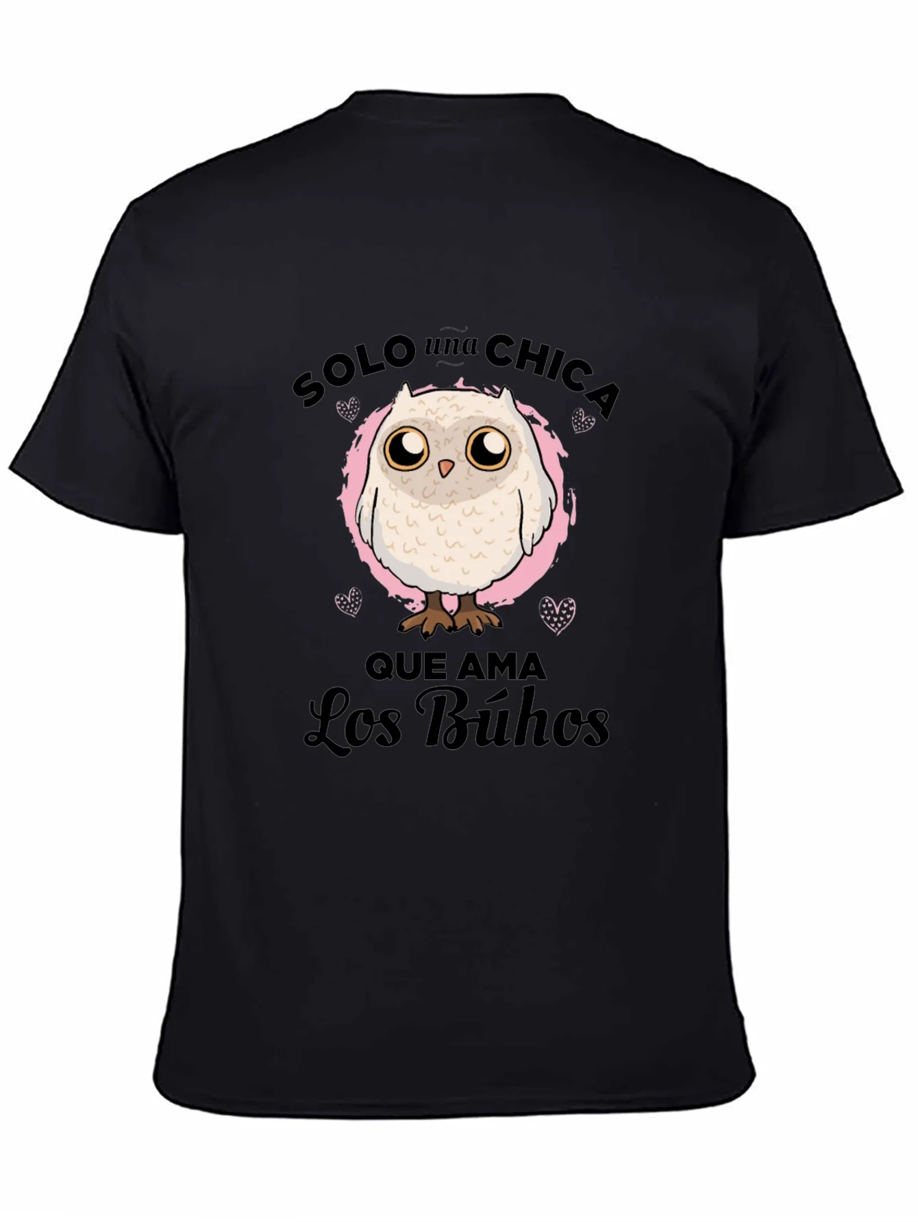 Owl Lover T-Shirt - Solo una Chica que Ama Los Búhos