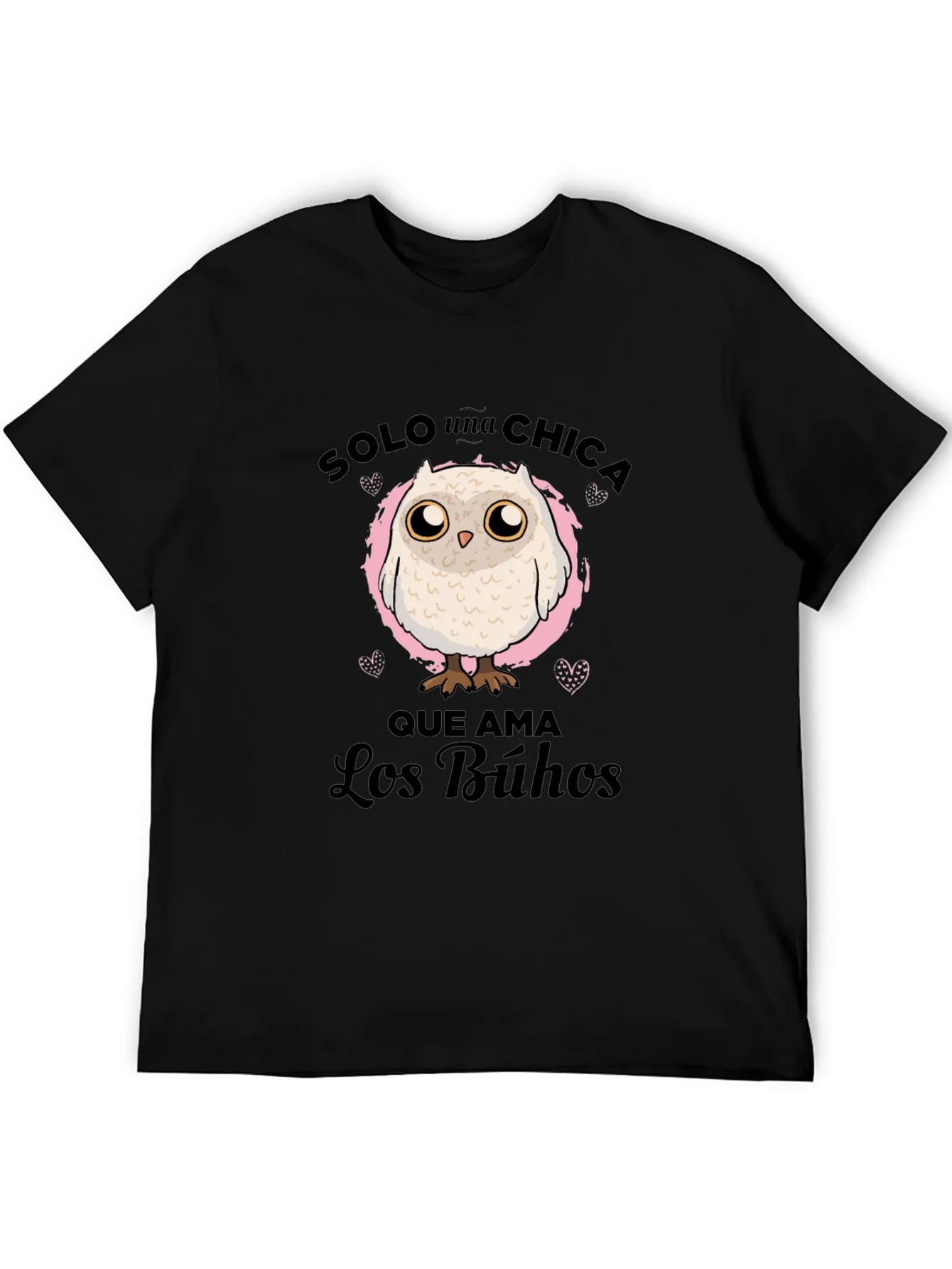 Owl Lover T-Shirt - Solo una Chica que Ama Los Búhos