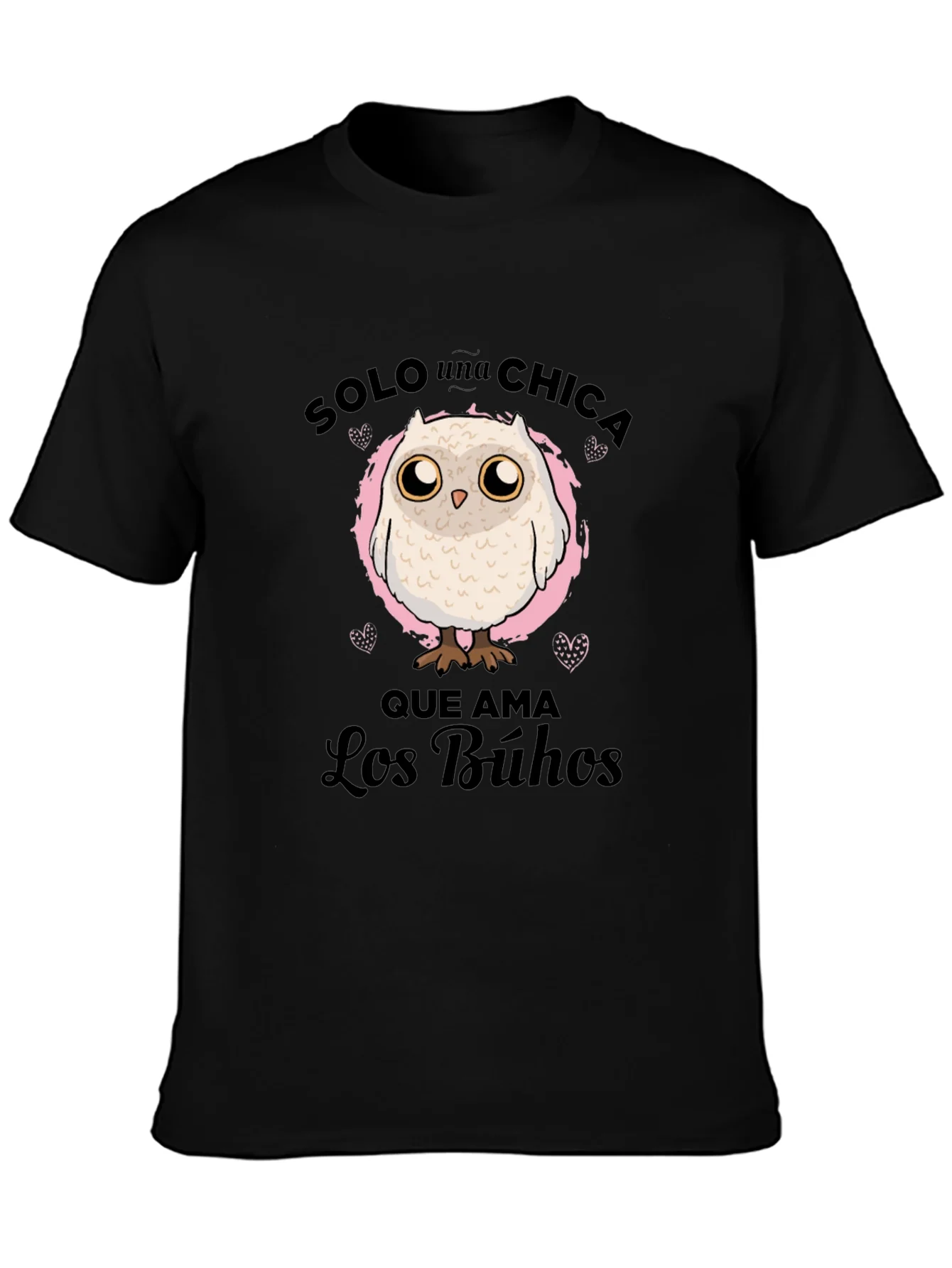 Owl Lover T-Shirt - Solo una Chica que Ama Los Búhos