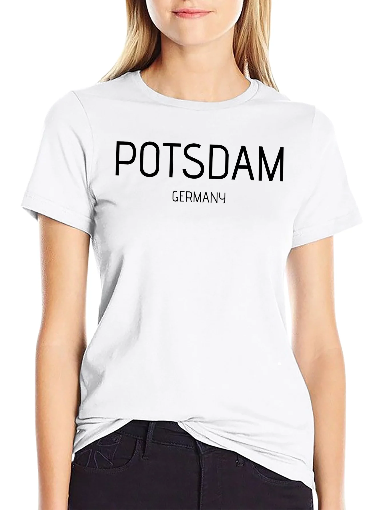Potsdam Germany Black Graphic T-Shirt