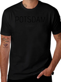 Potsdam Germany Black Graphic T-Shirt