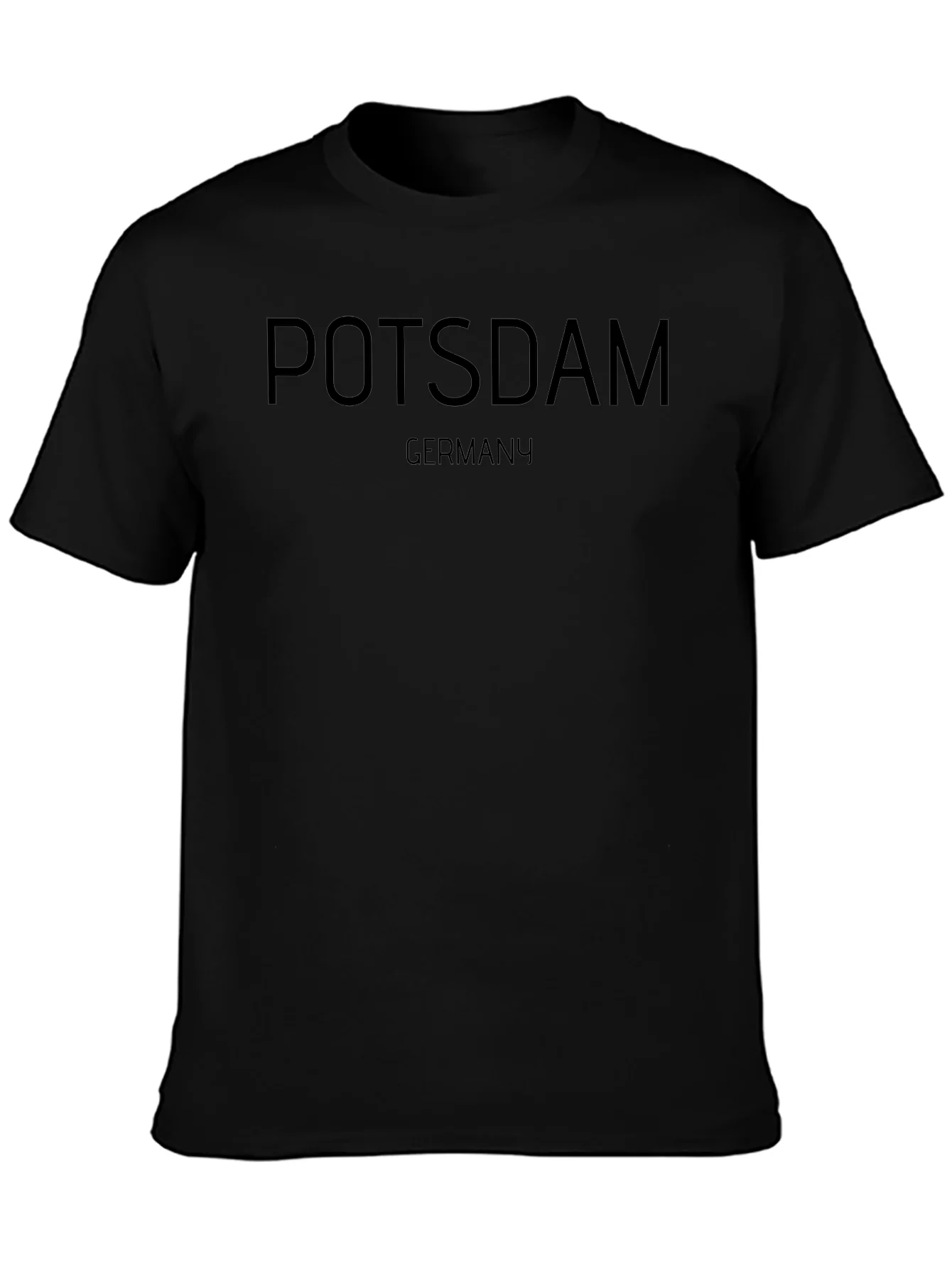 Potsdam Germany Black Graphic T-Shirt