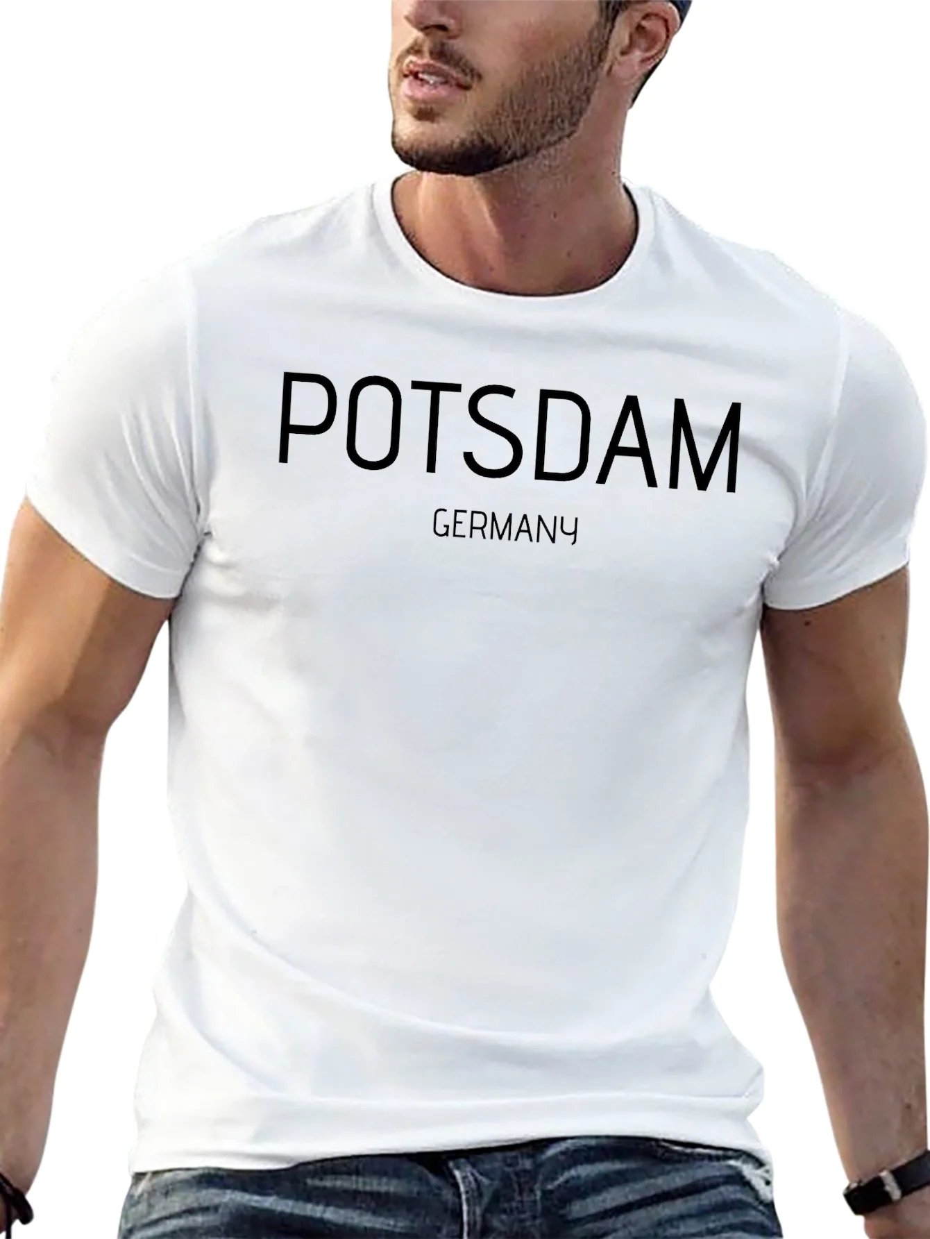Potsdam Germany Black Graphic T-Shirt