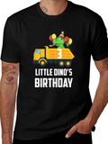 Dino Birthday T-Shirt - Size 3