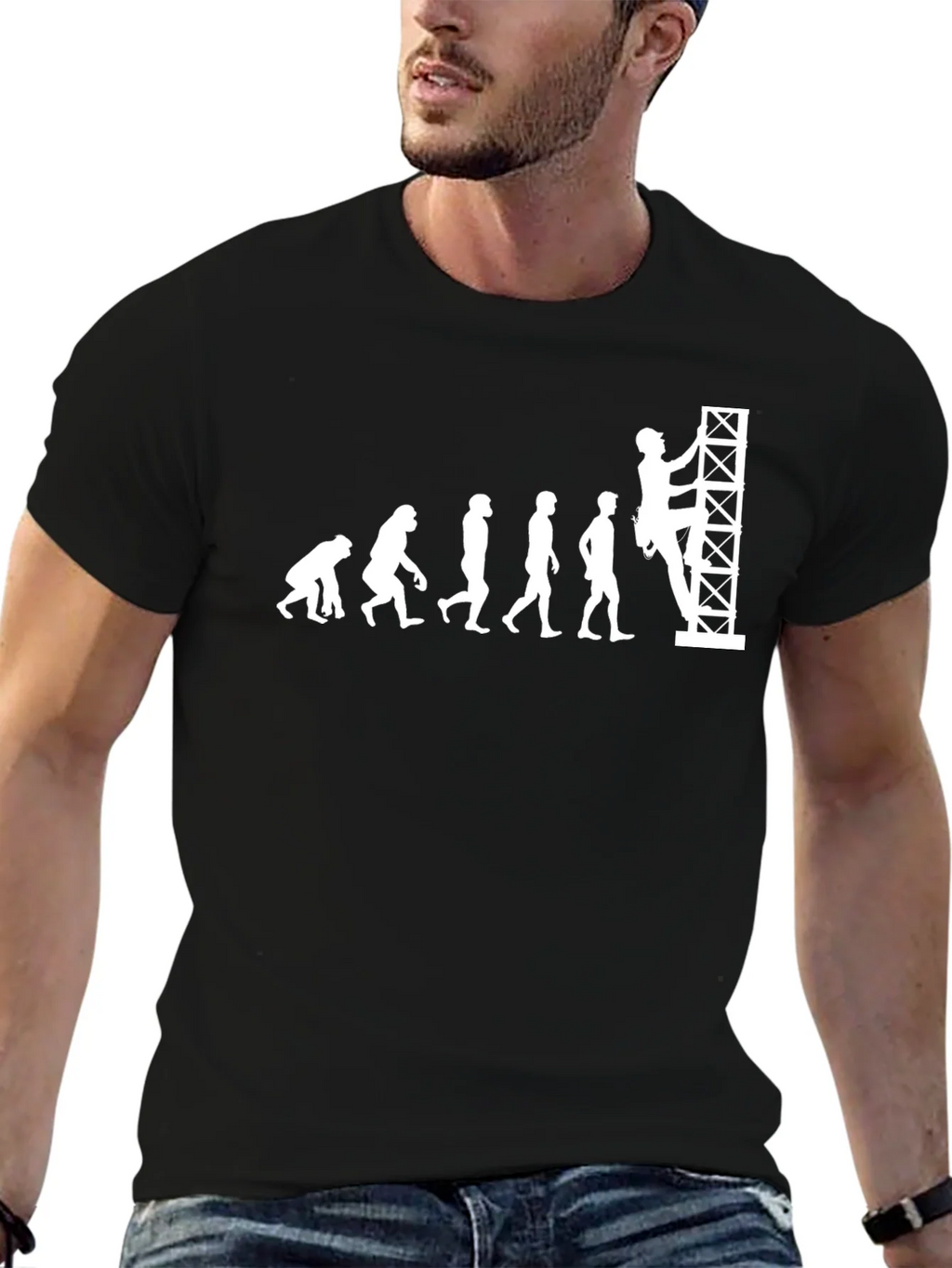 Evolution Tower Climber Graphic Tee