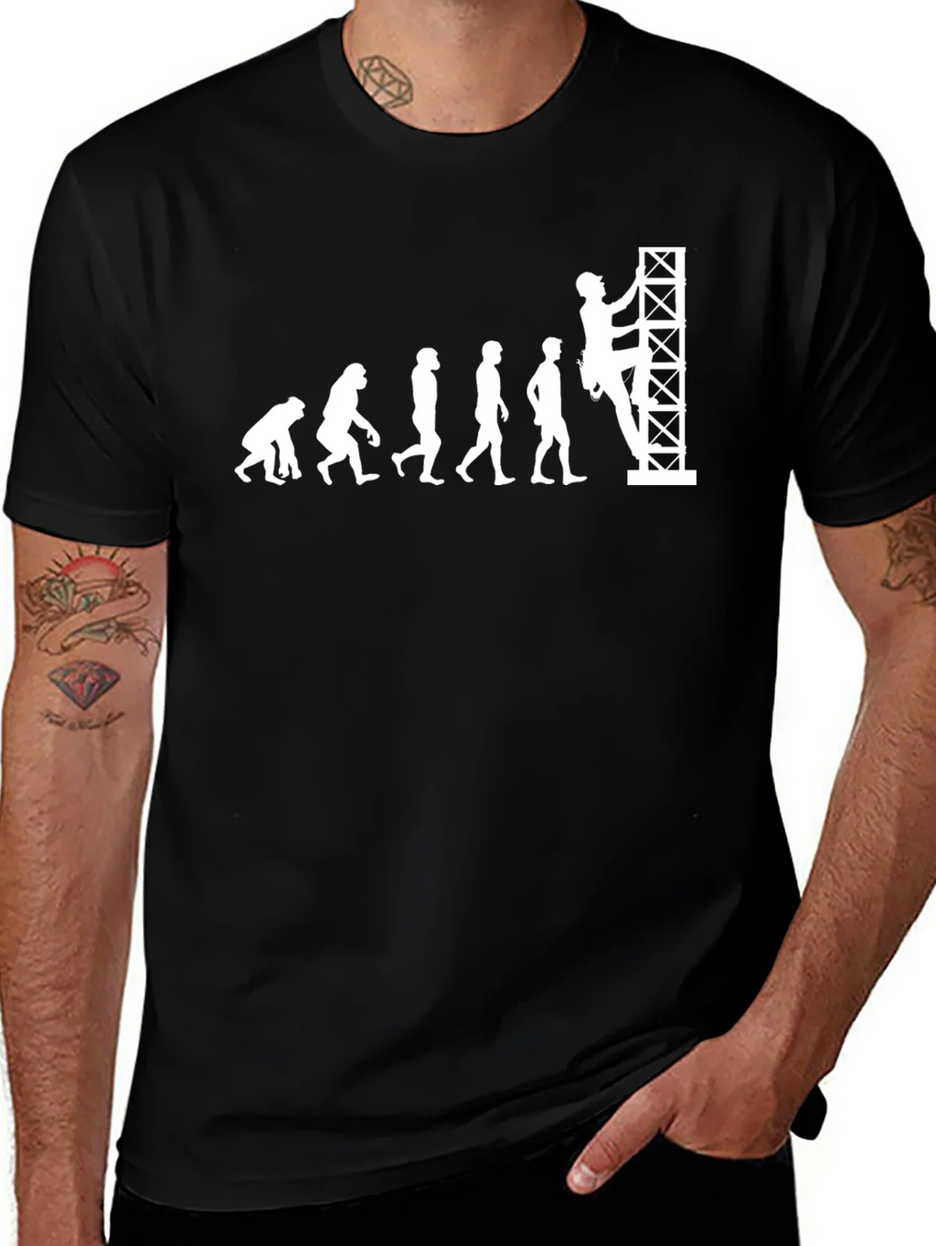 Evolution Tower Climber Graphic Tee