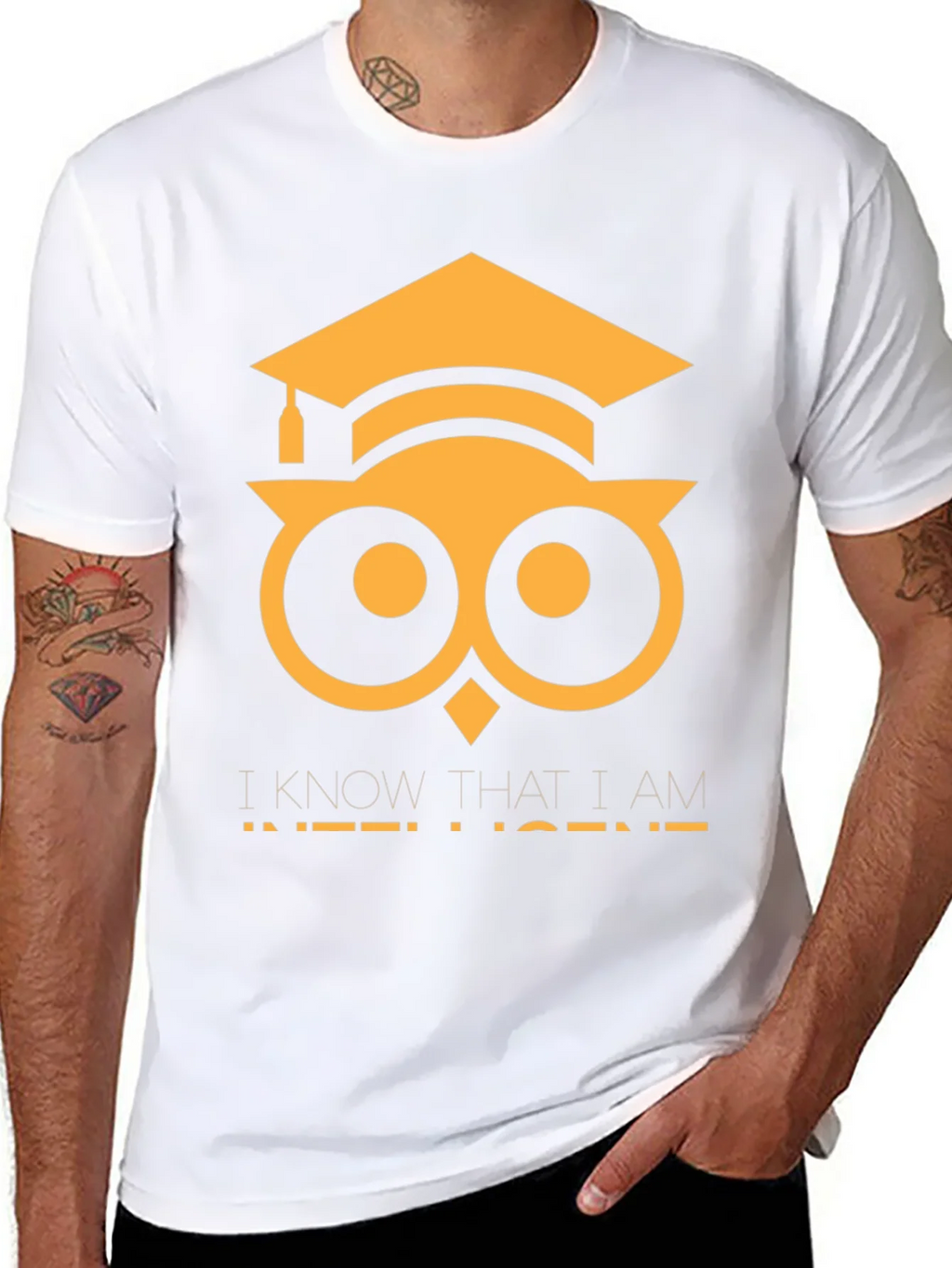 Intelligent Owl T-Shirt - Graduation Gift
