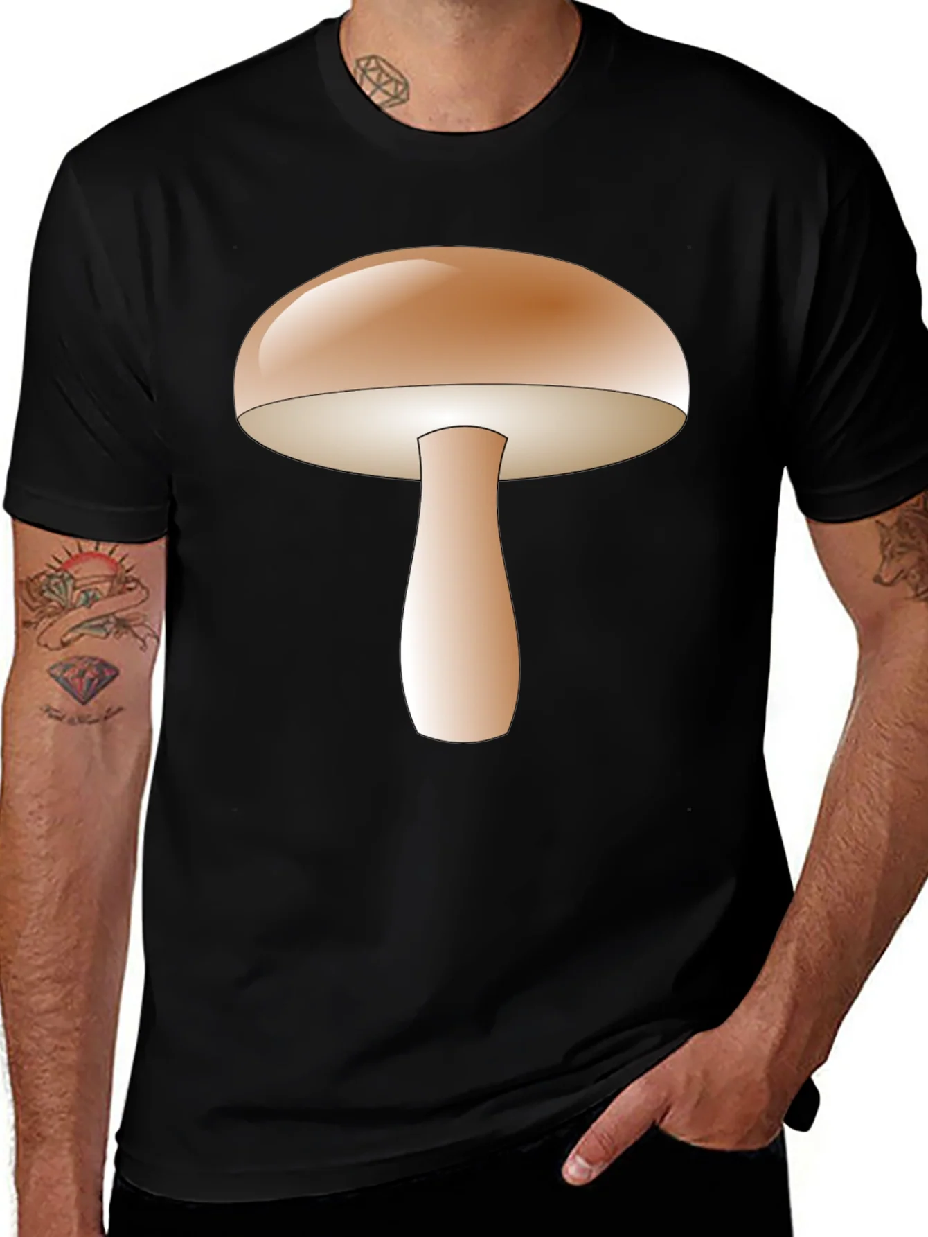 Mushroom Graphic Tee - Unique Design