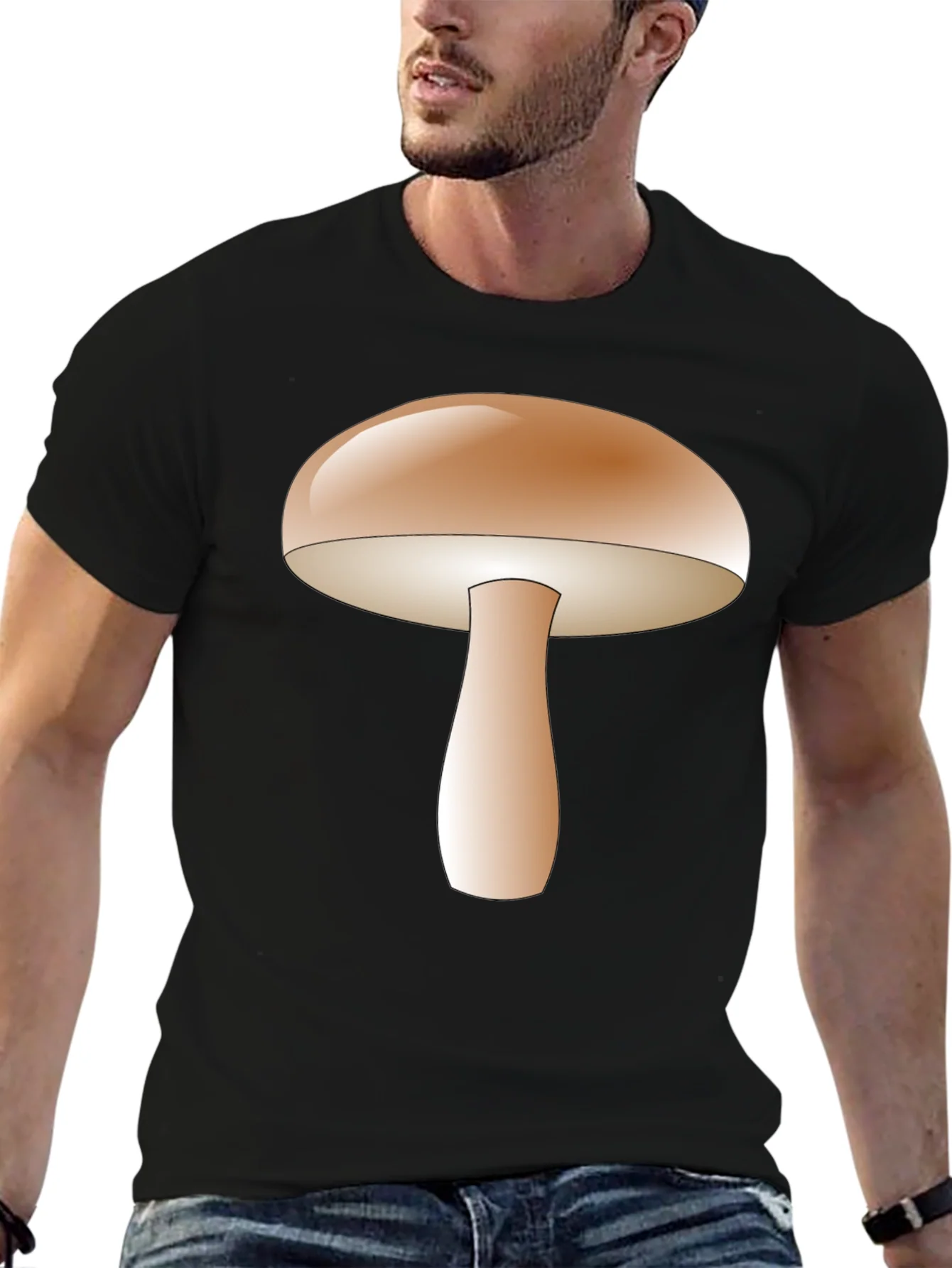 Mushroom Graphic Tee - Unique Design