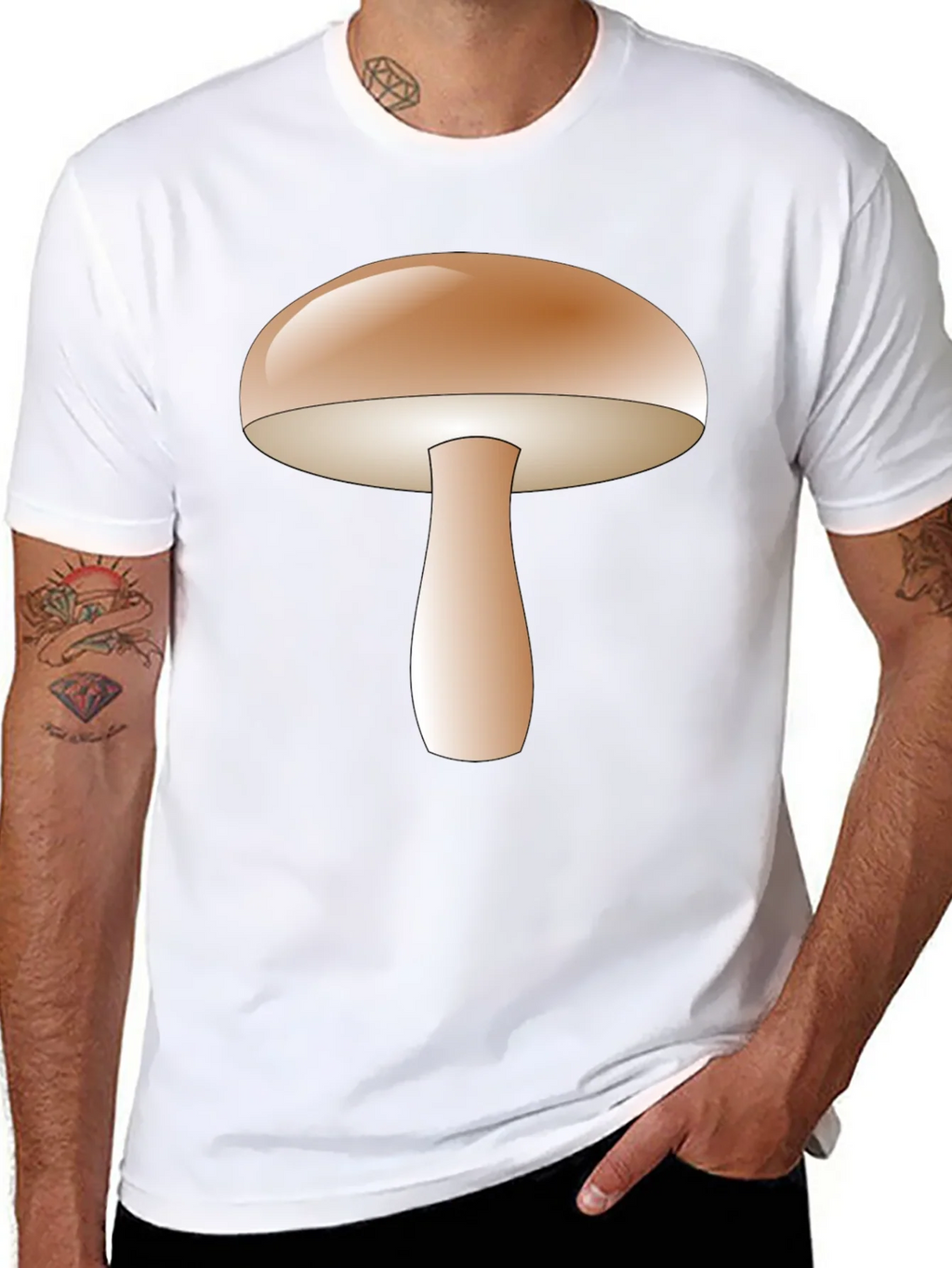 Mushroom Graphic Tee - Unique Design