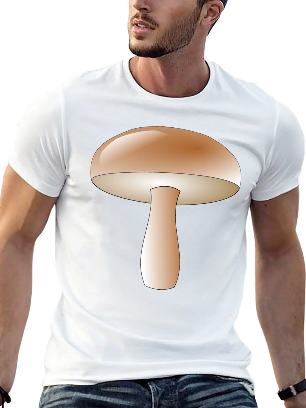 Mushroom Graphic Tee - Unique Design