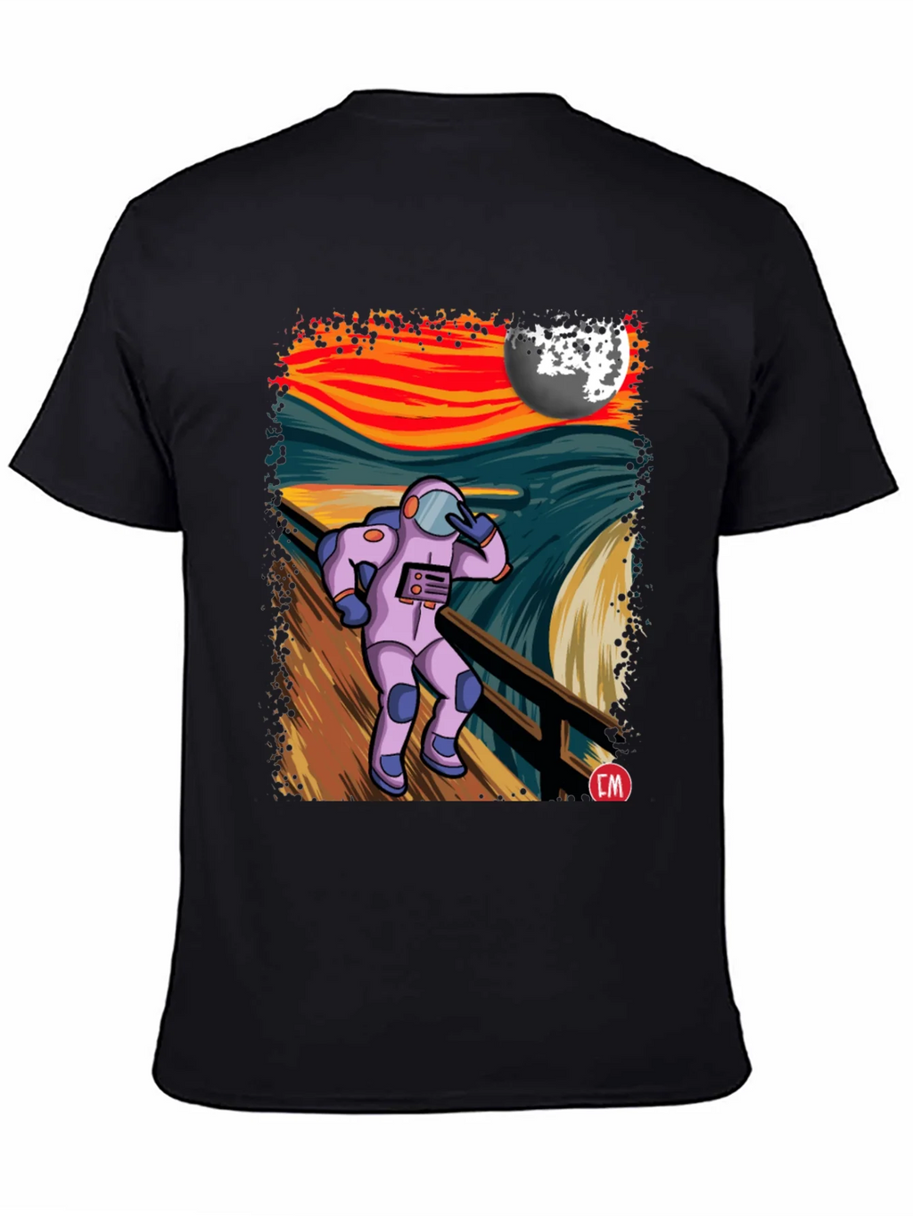 Astronaut Scream T-Shirt - Unique Graphic Tee