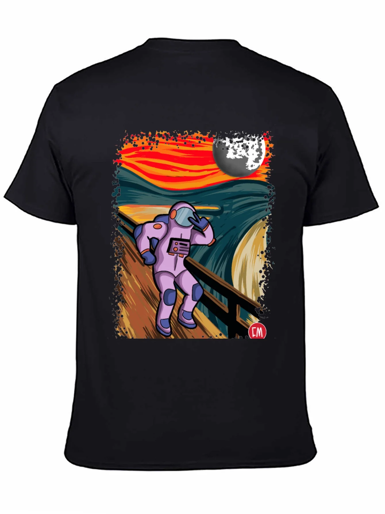 Astronaut Scream T-Shirt - Unique Graphic Tee