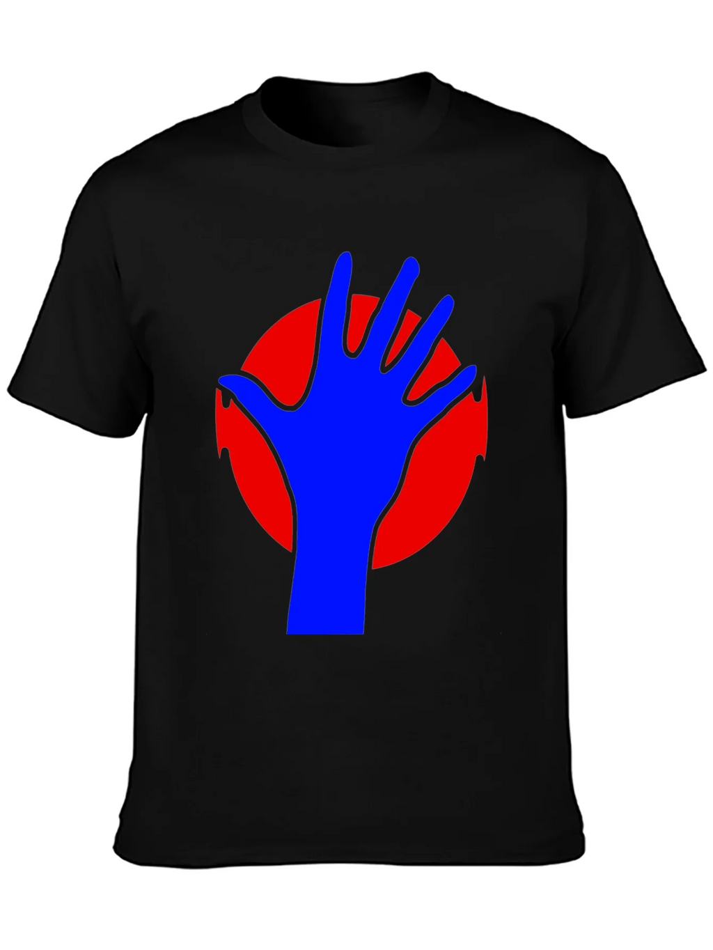 Abstract Hand Graphic T-Shirt - Bold Statement Tee
