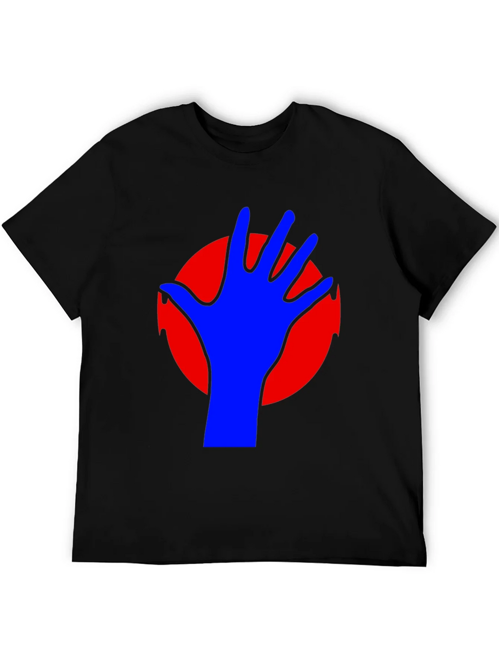 Abstract Hand Graphic T-Shirt - Bold Statement Tee
