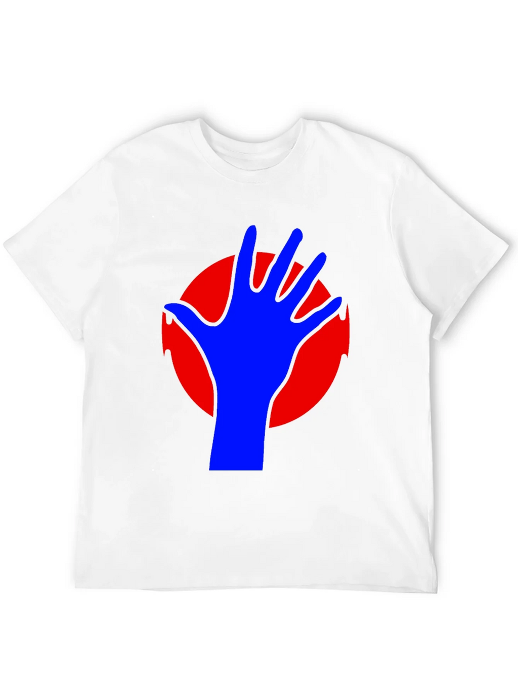 Abstract Hand Graphic T-Shirt - Bold Statement Tee