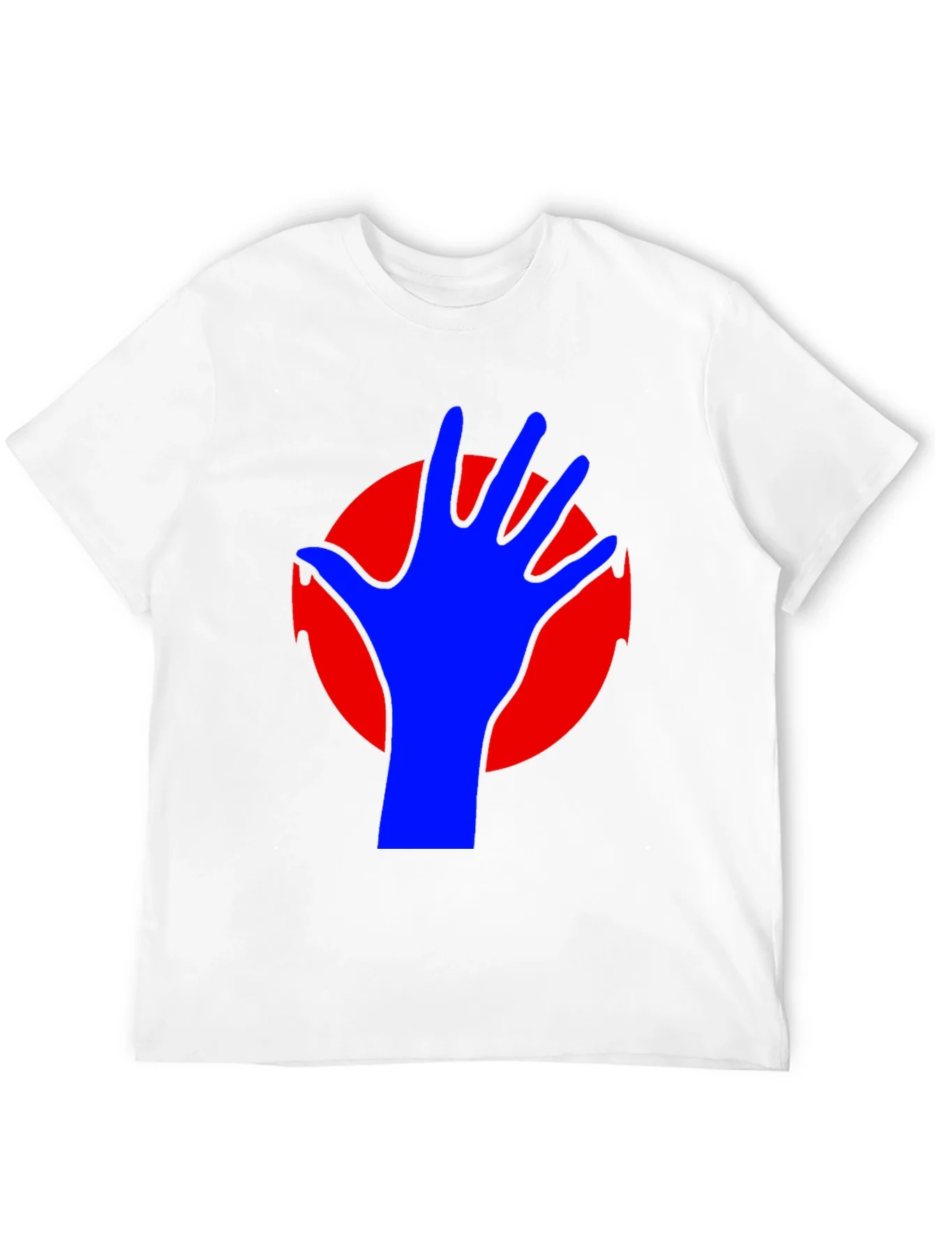 Abstract Hand Graphic T-Shirt - Bold Statement Tee