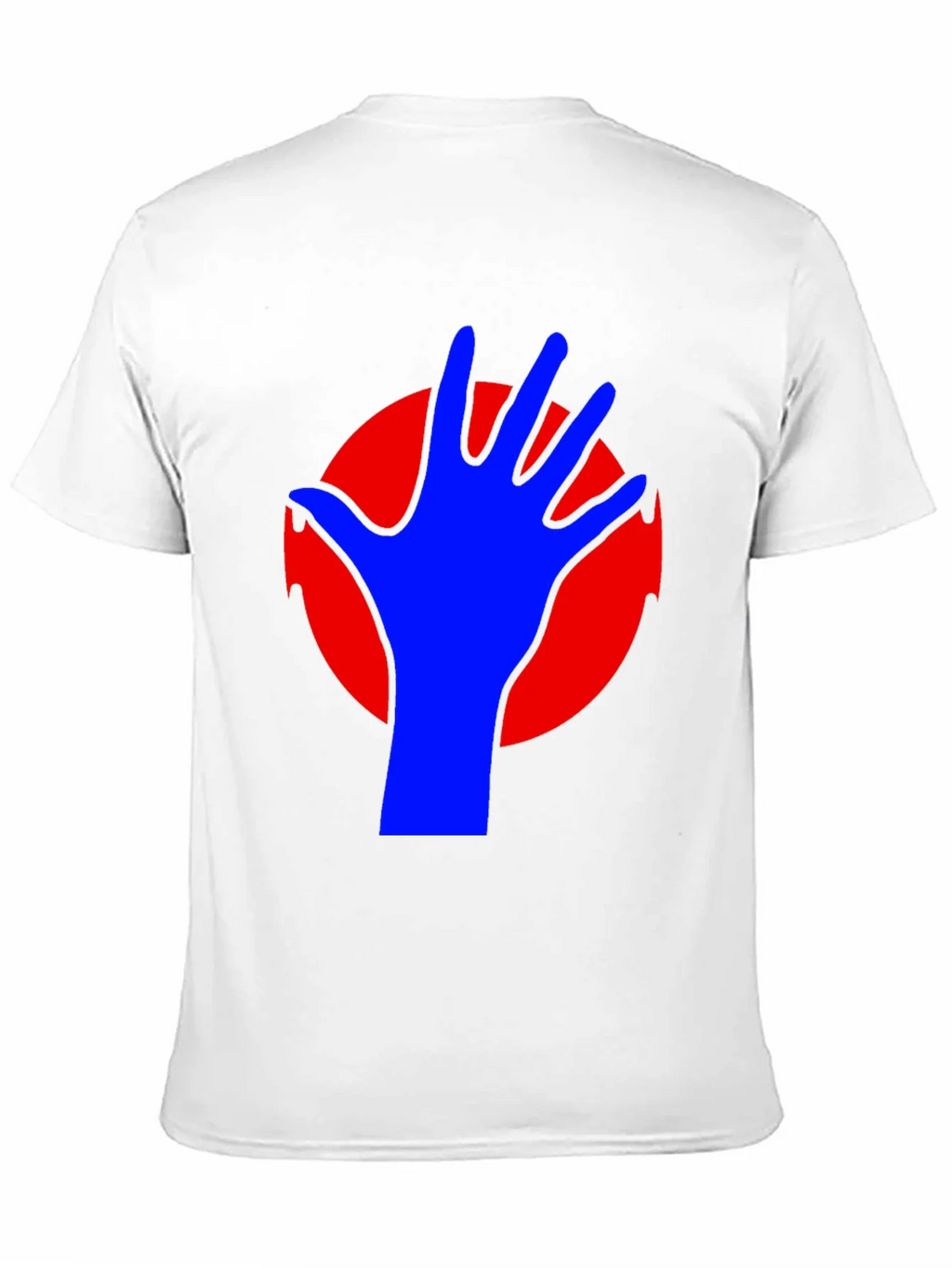 Abstract Hand Graphic T-Shirt - Bold Statement Tee