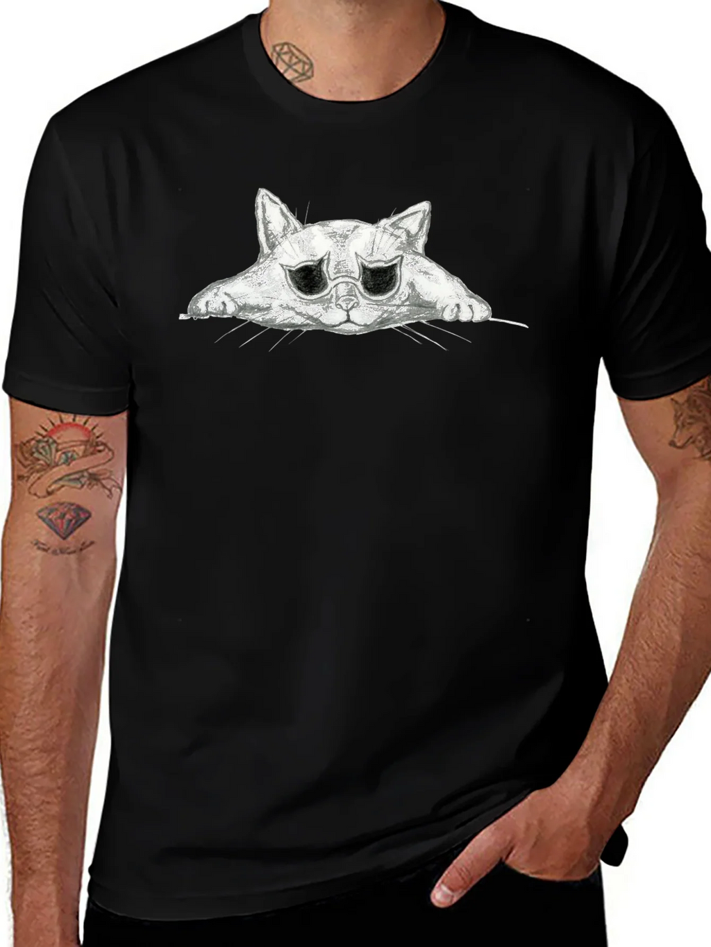 Black Cat Graphic T-Shirt - Unisex