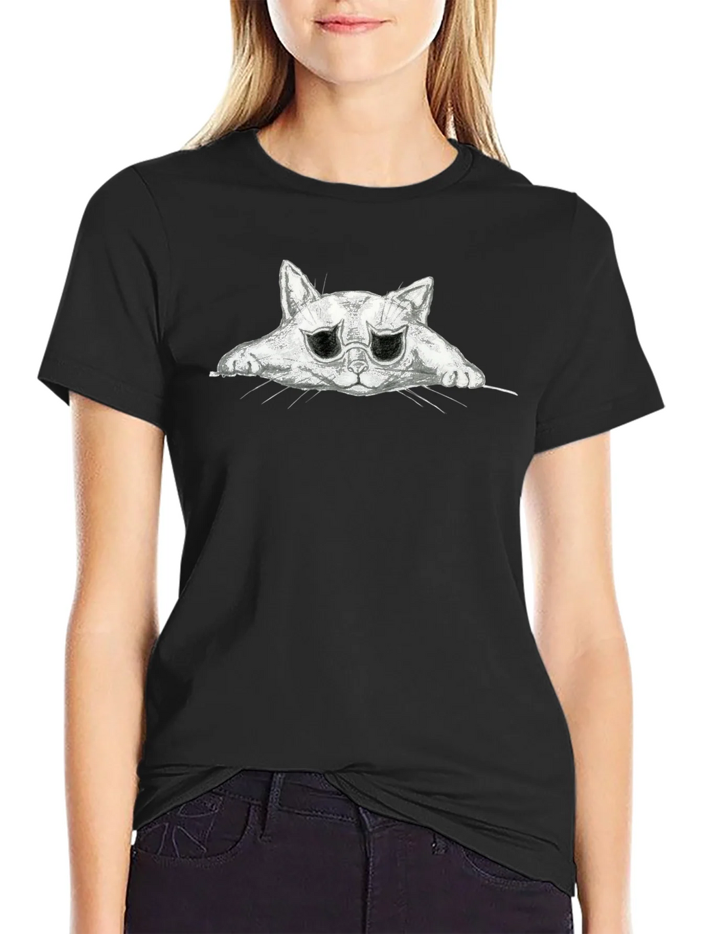 Black Cat Graphic T-Shirt - Unisex