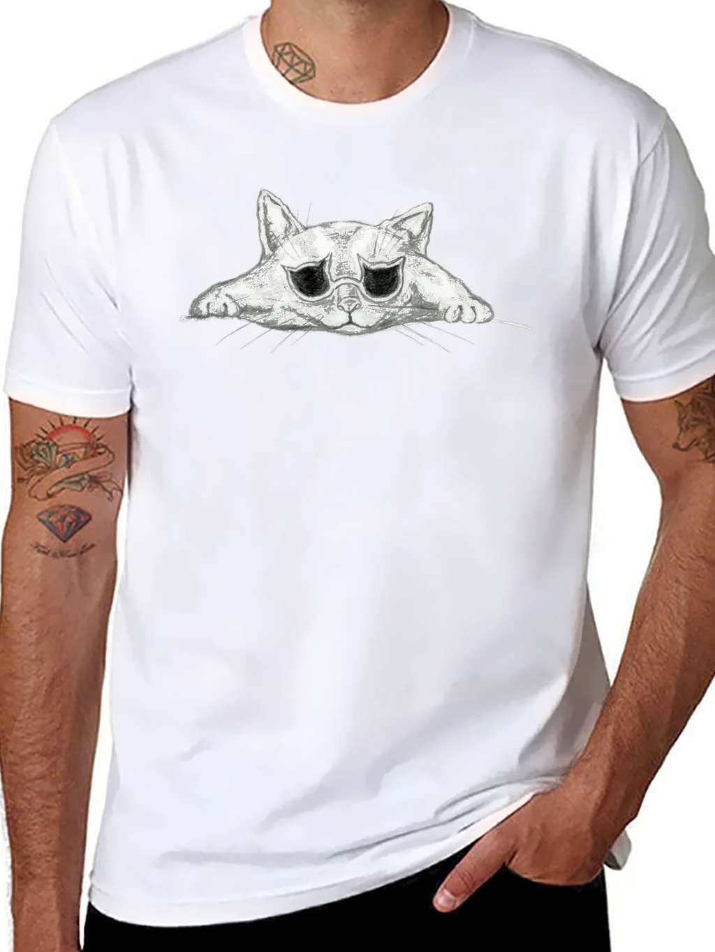 Black Cat Graphic T-Shirt - Unisex