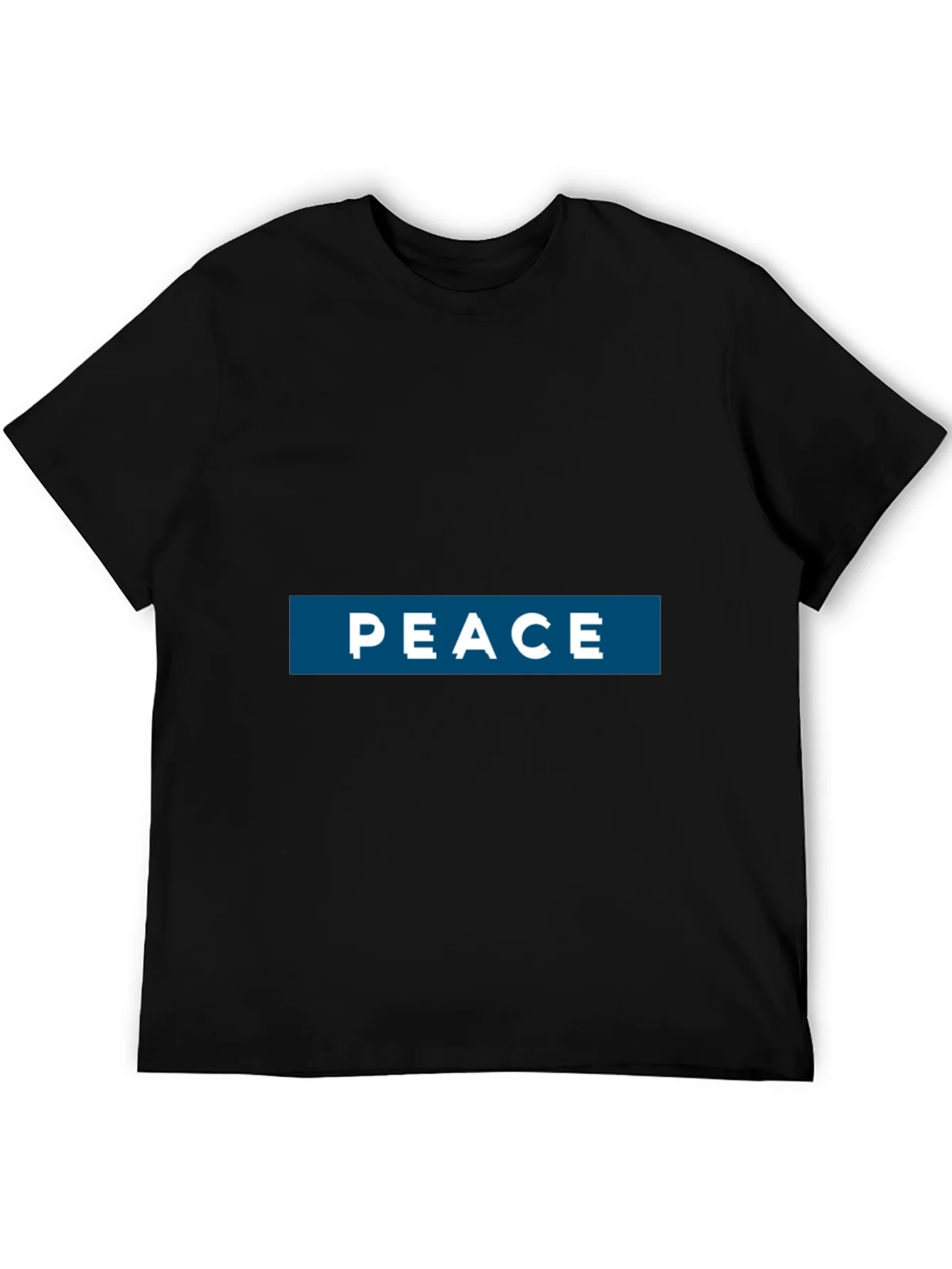 Peace Graphic Print T-Shirt - Casual Style