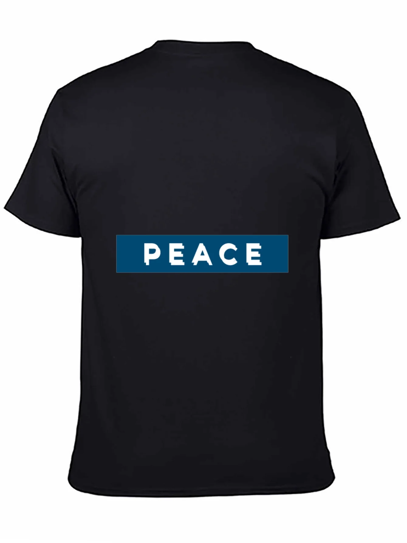 Peace Graphic Print T-Shirt - Casual Style