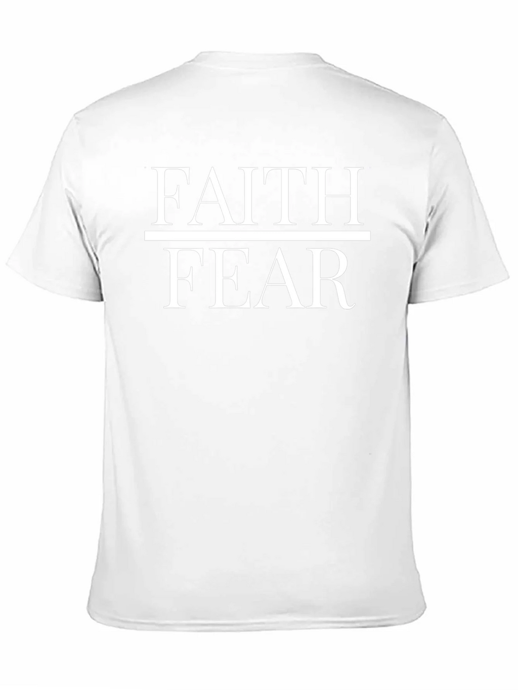 Faith Over Fear Black T-Shirt