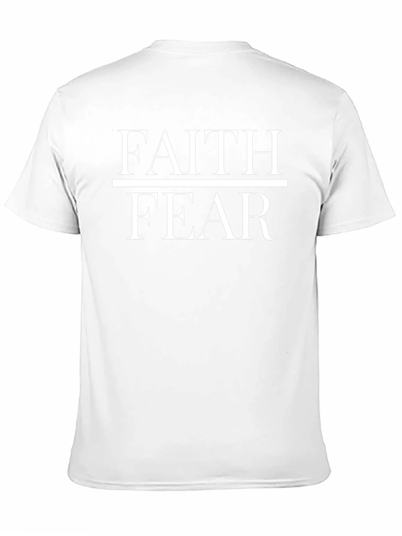 Faith Over Fear Black T-Shirt
