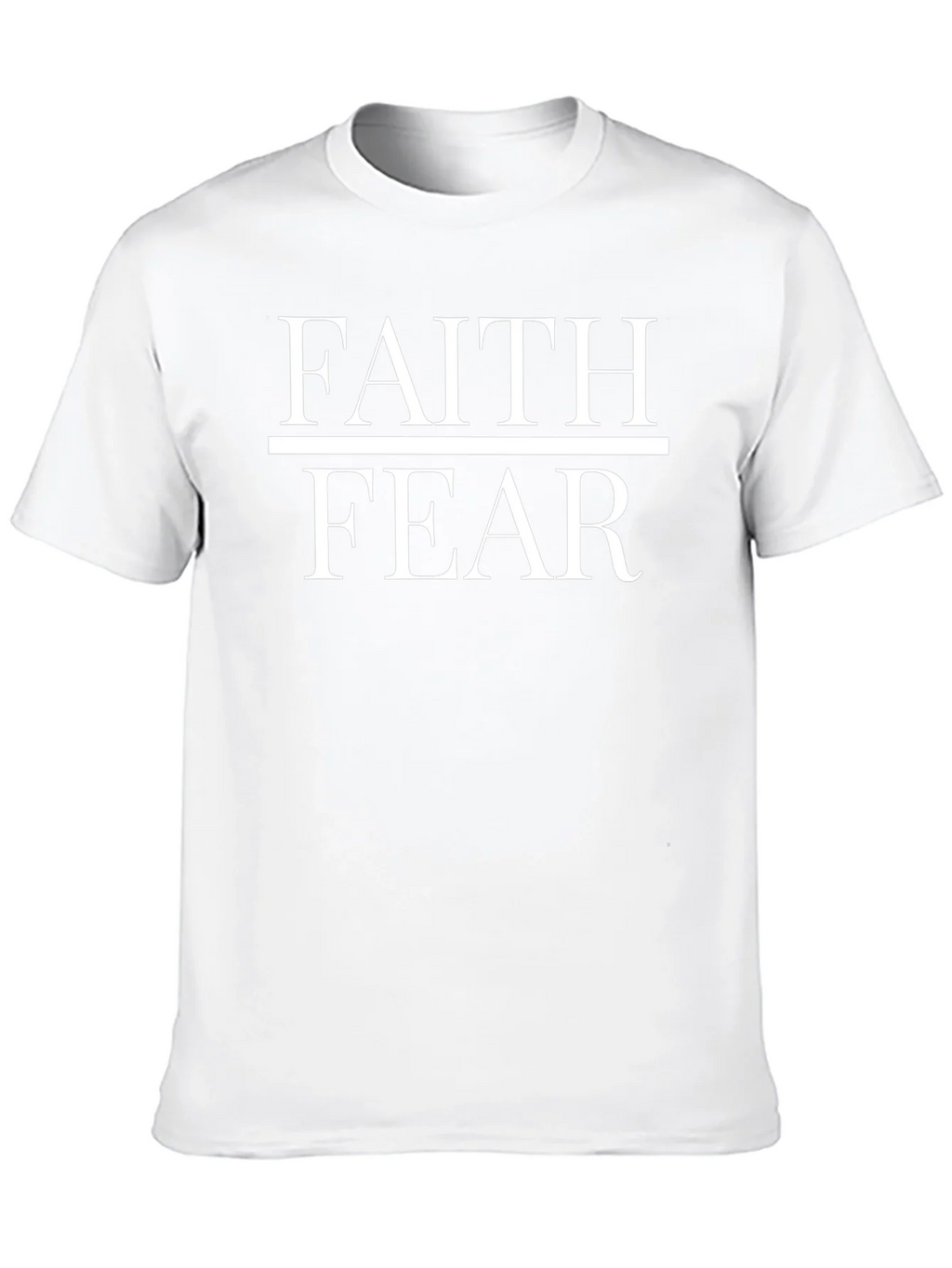 Faith Over Fear Black T-Shirt