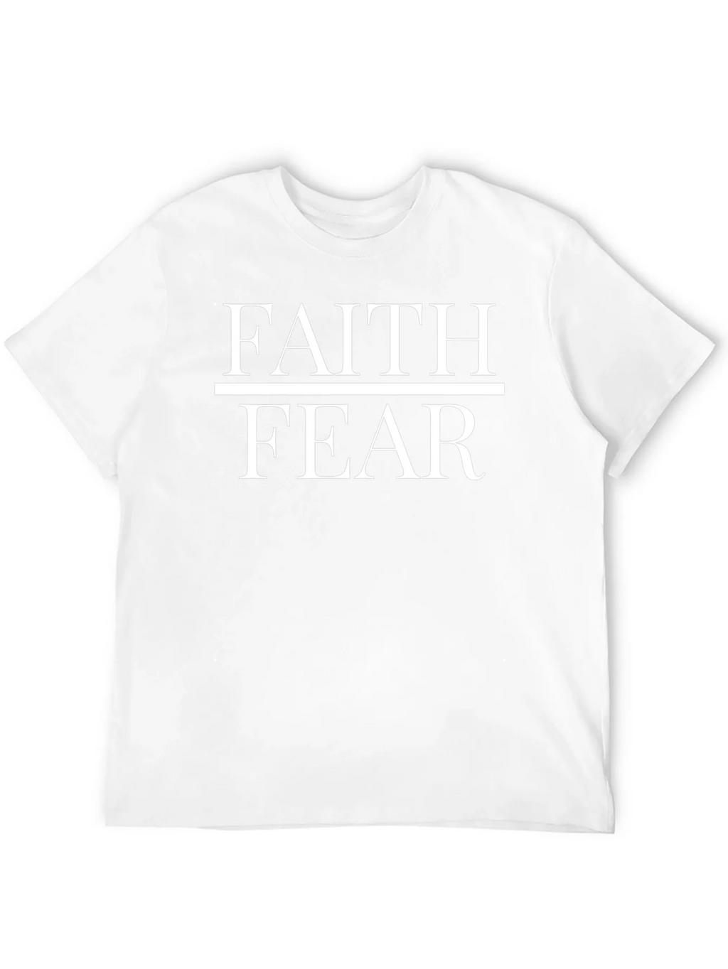 Faith Over Fear Black T-Shirt