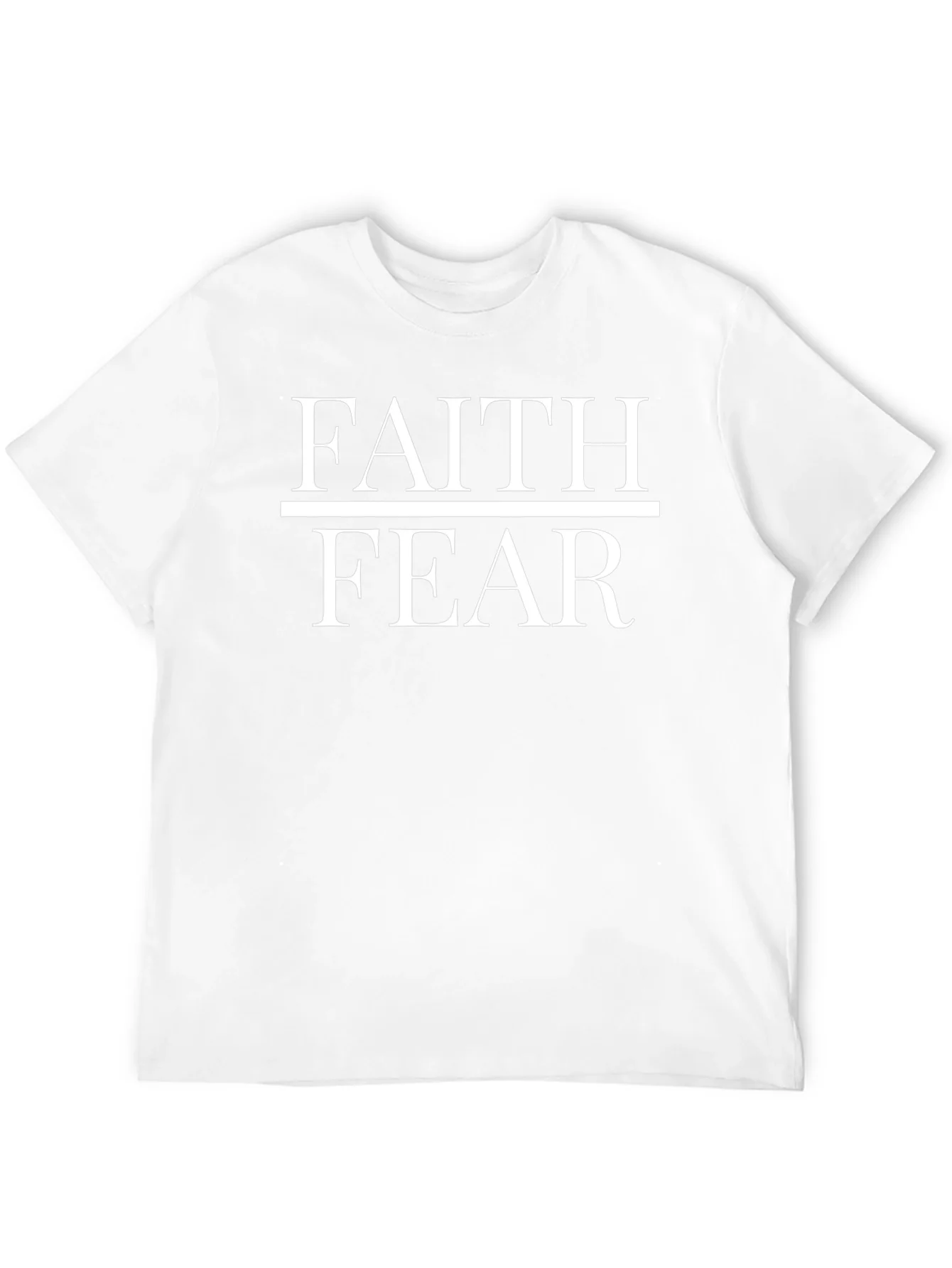 Faith Over Fear Black T-Shirt