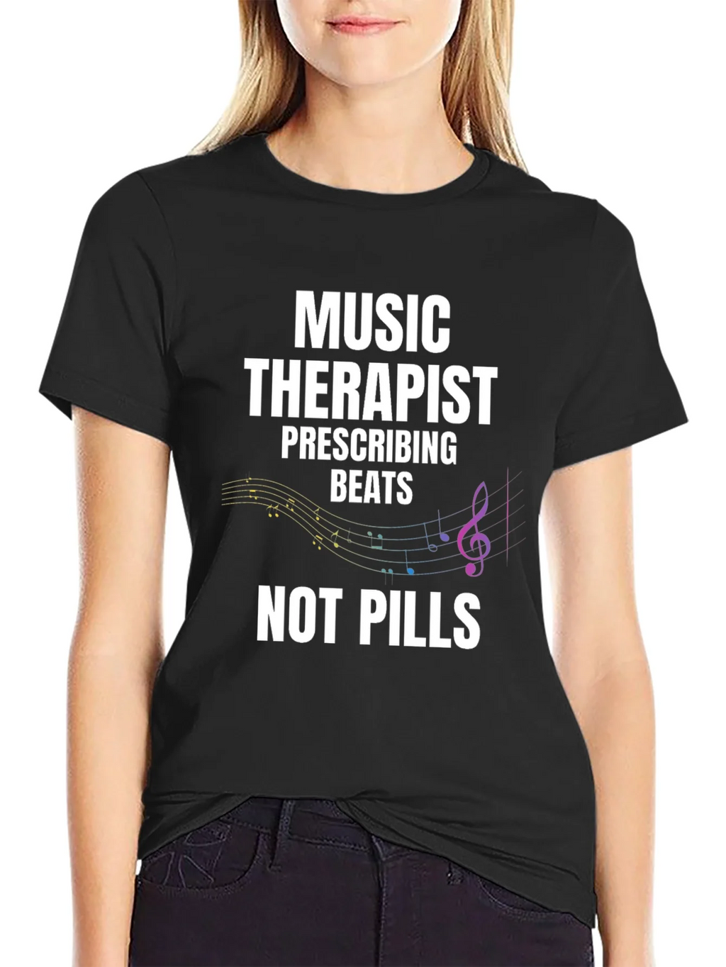 Music Therapist T-Shirt - Beats Not Pills