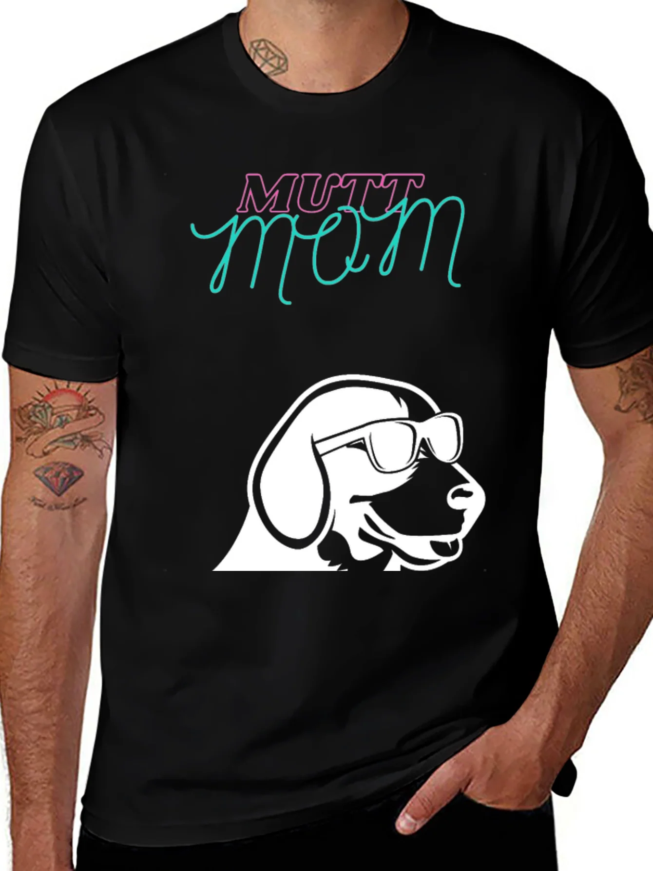Mutt Mom Tee - Dog Lover Apparel
