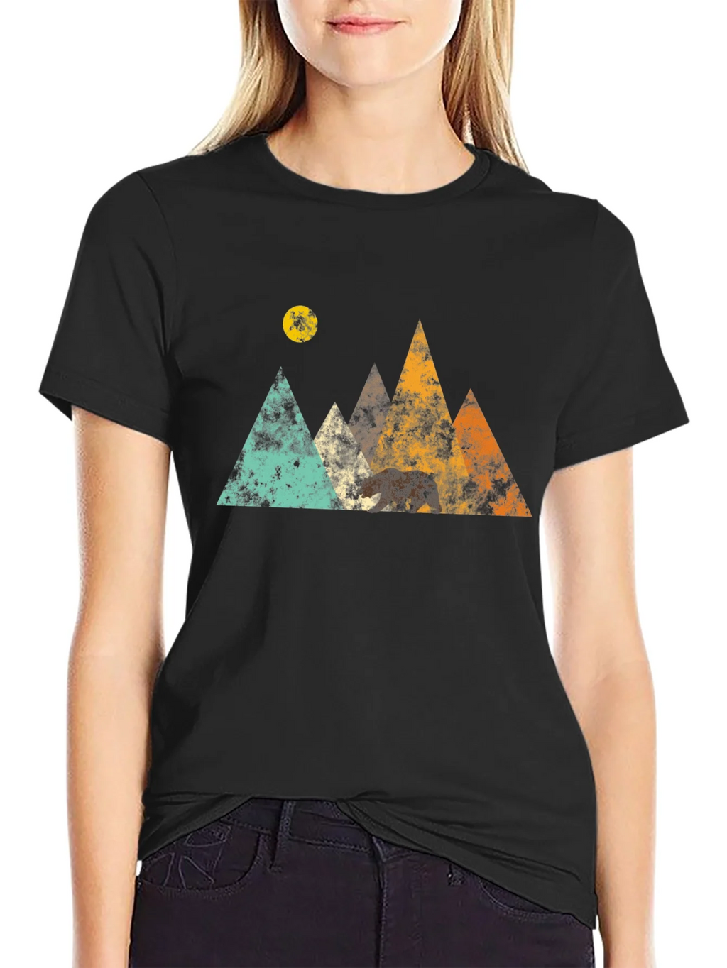 Mountain Bear Graphic Tee - Adventure Awaits