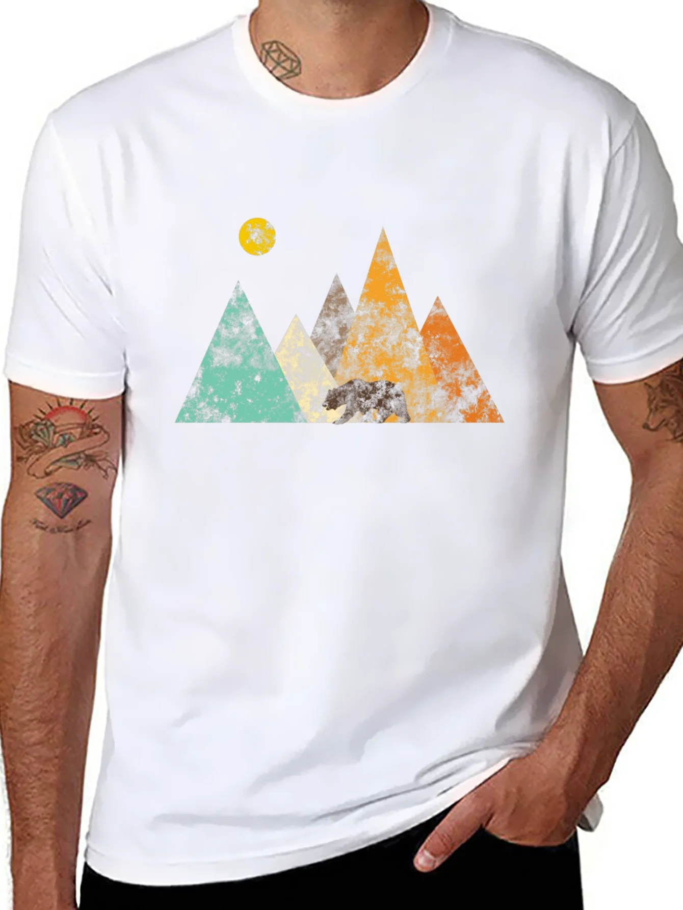 Mountain Bear Graphic Tee - Adventure Awaits