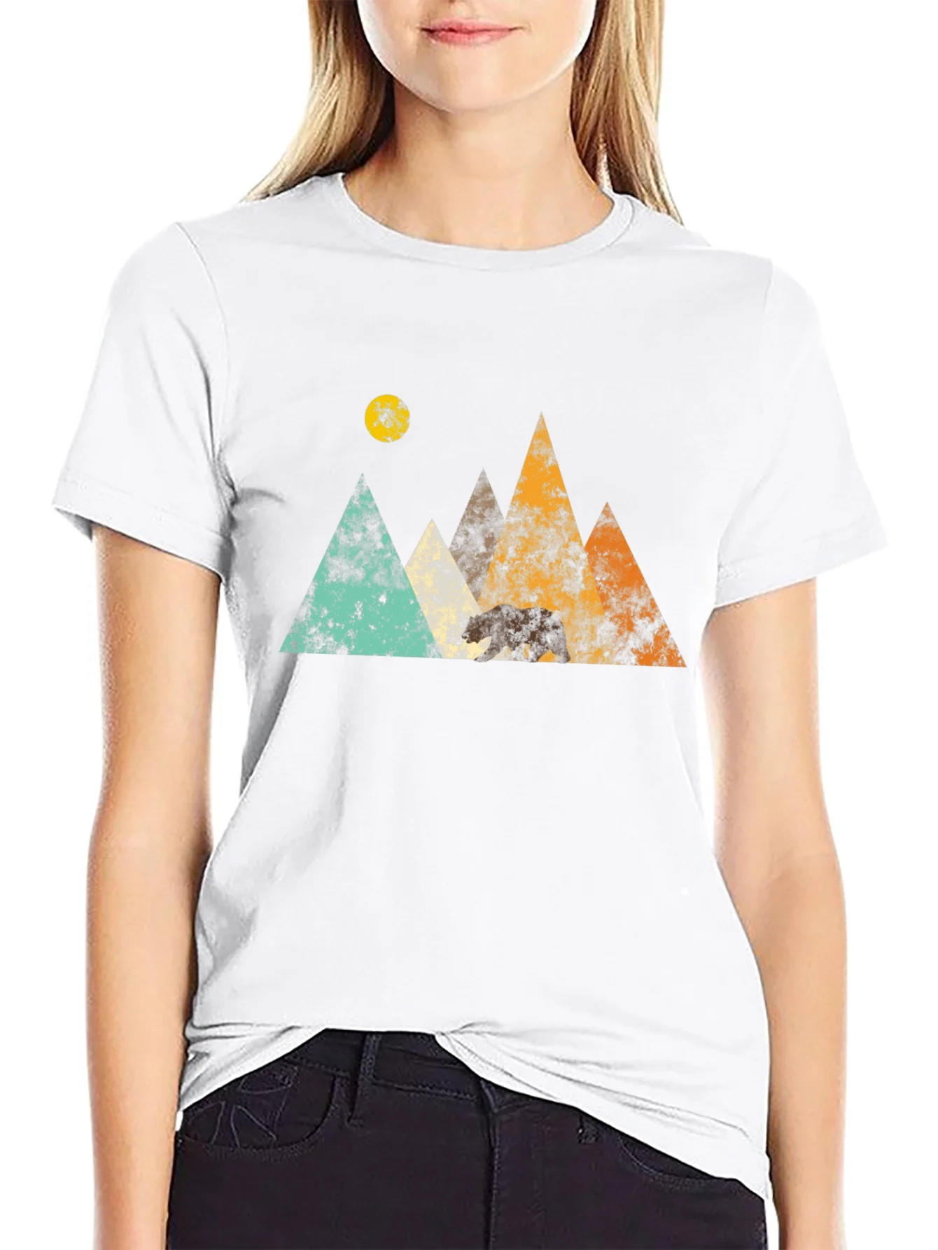 Mountain Bear Graphic Tee - Adventure Awaits