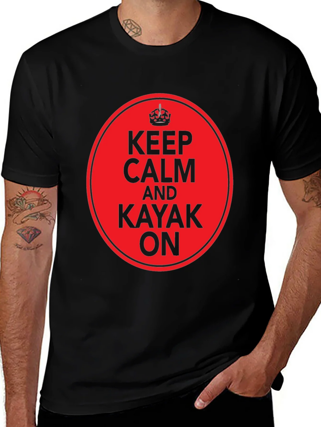 Keep Calm and Kayak On T-Shirt