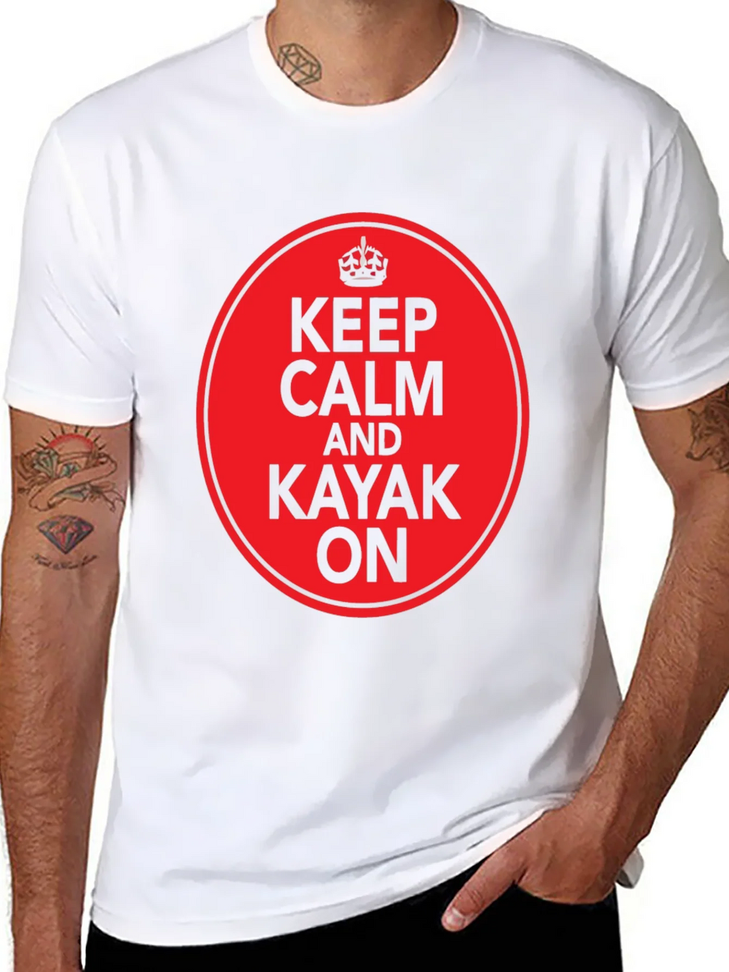 Keep Calm and Kayak On T-Shirt