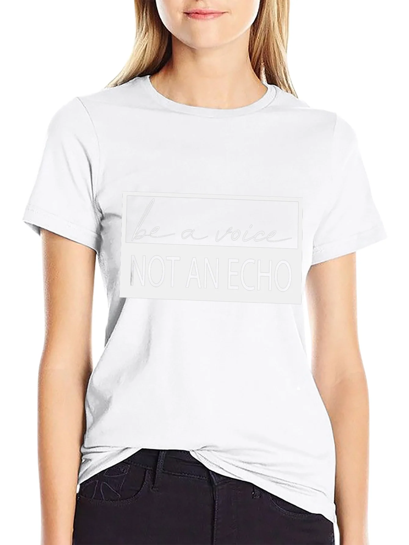 Be A Voice Graphic T-Shirt - Black