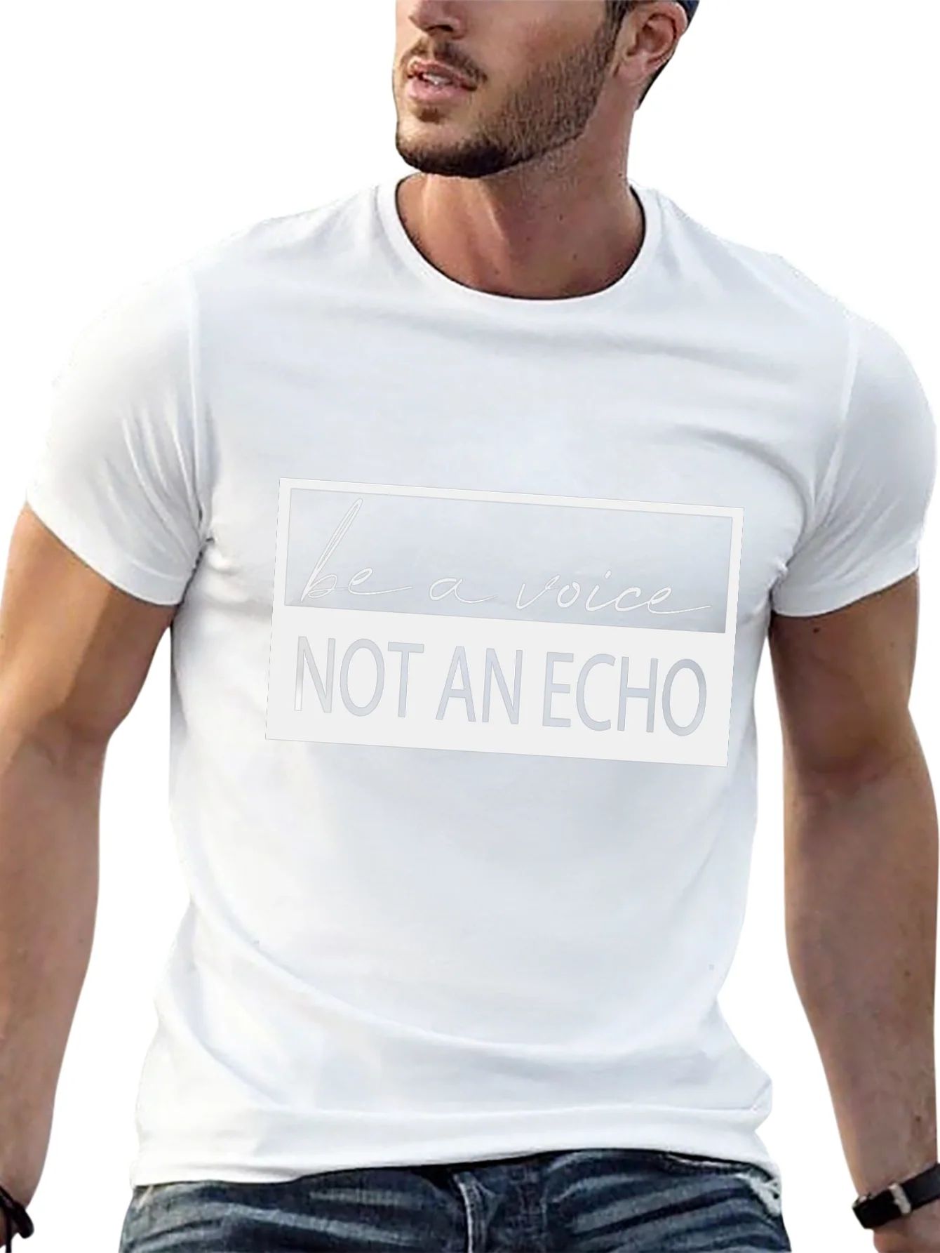 Be A Voice Graphic T-Shirt - Black