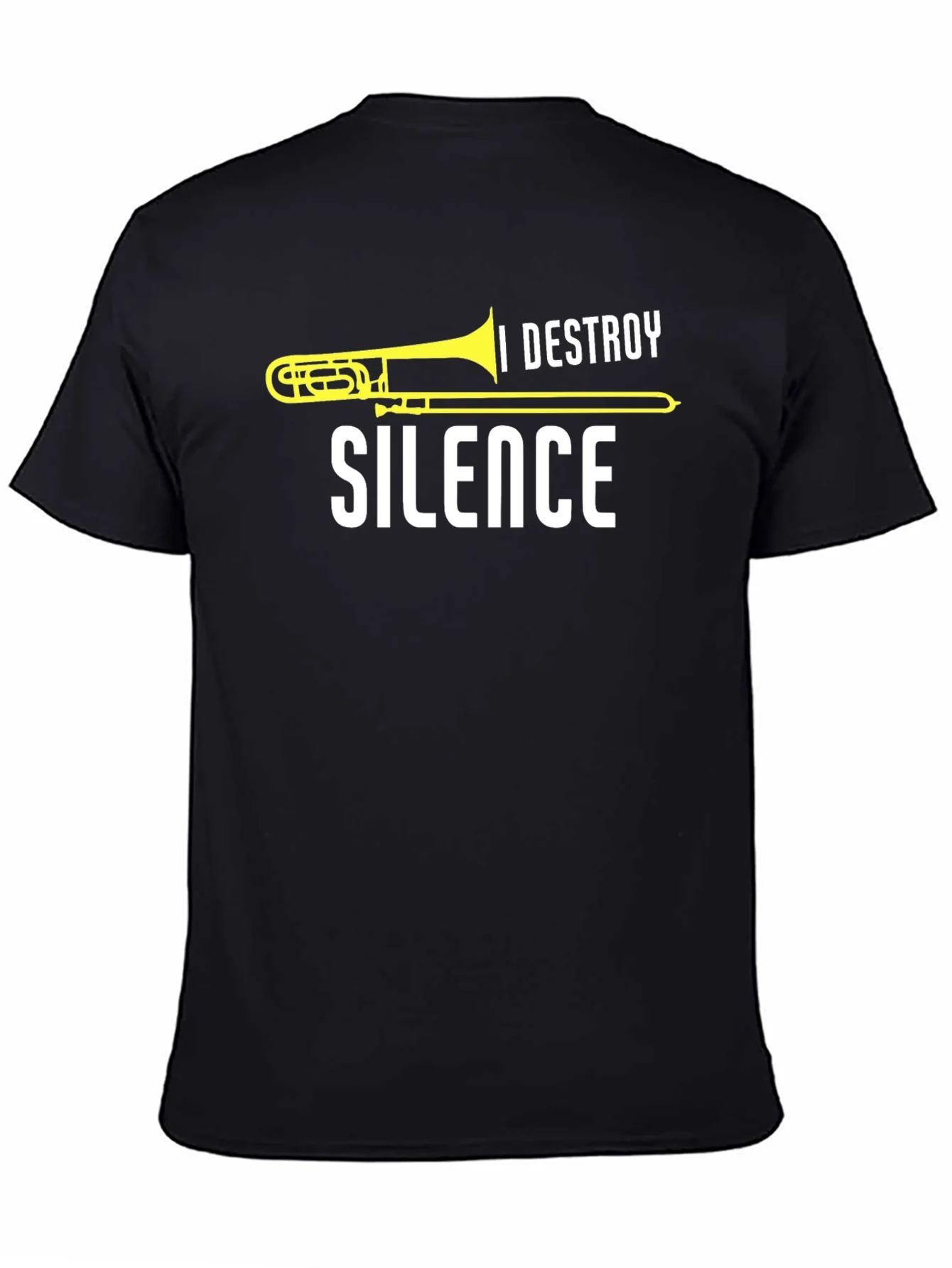 I Destroy Silence Trombone T-Shirt