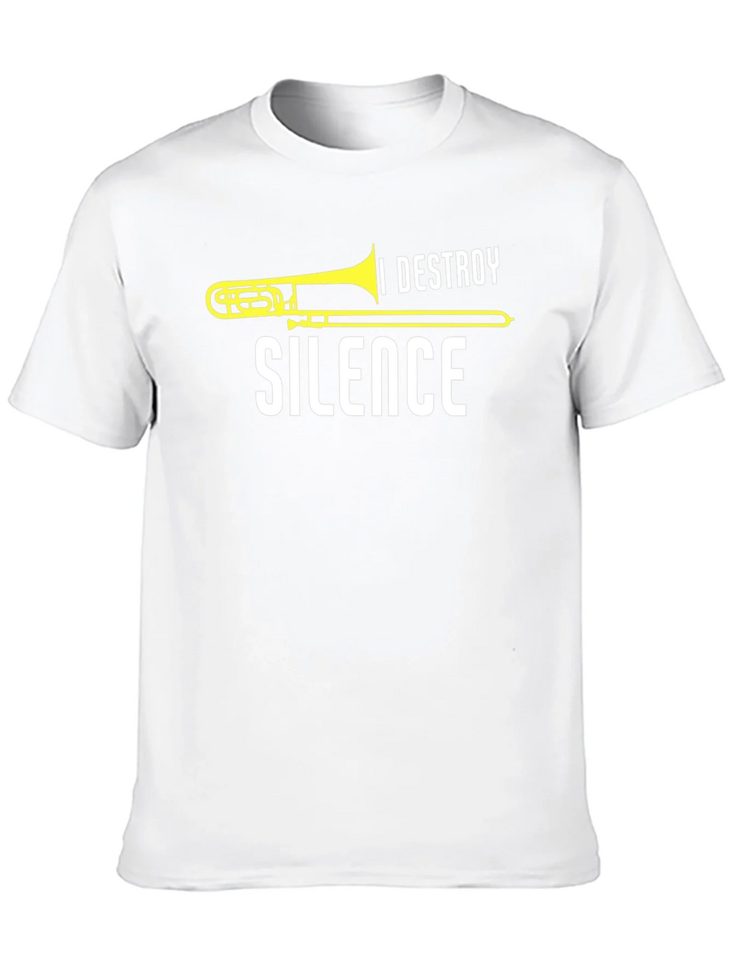 I Destroy Silence Trombone T-Shirt