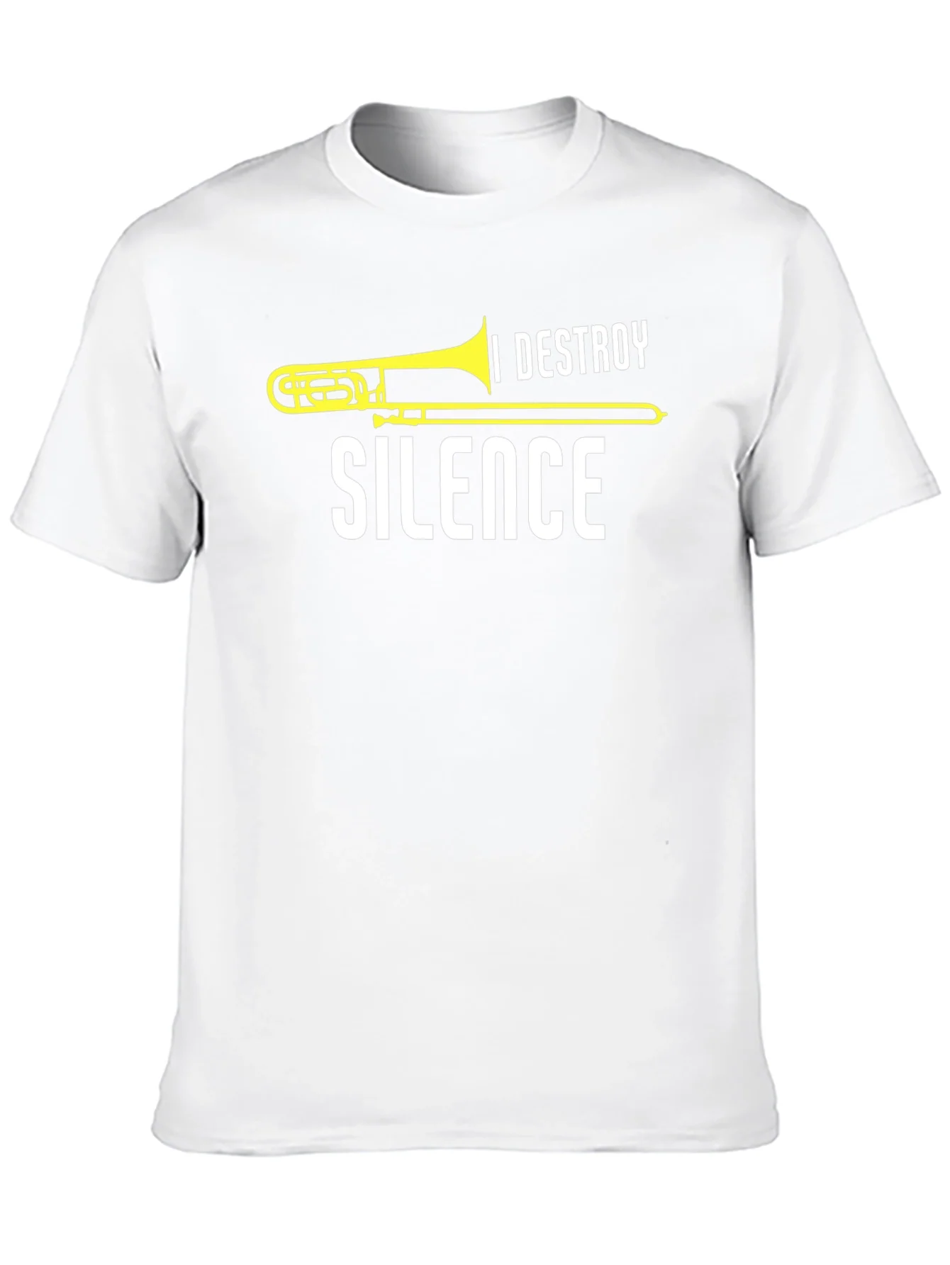 I Destroy Silence Trombone T-Shirt