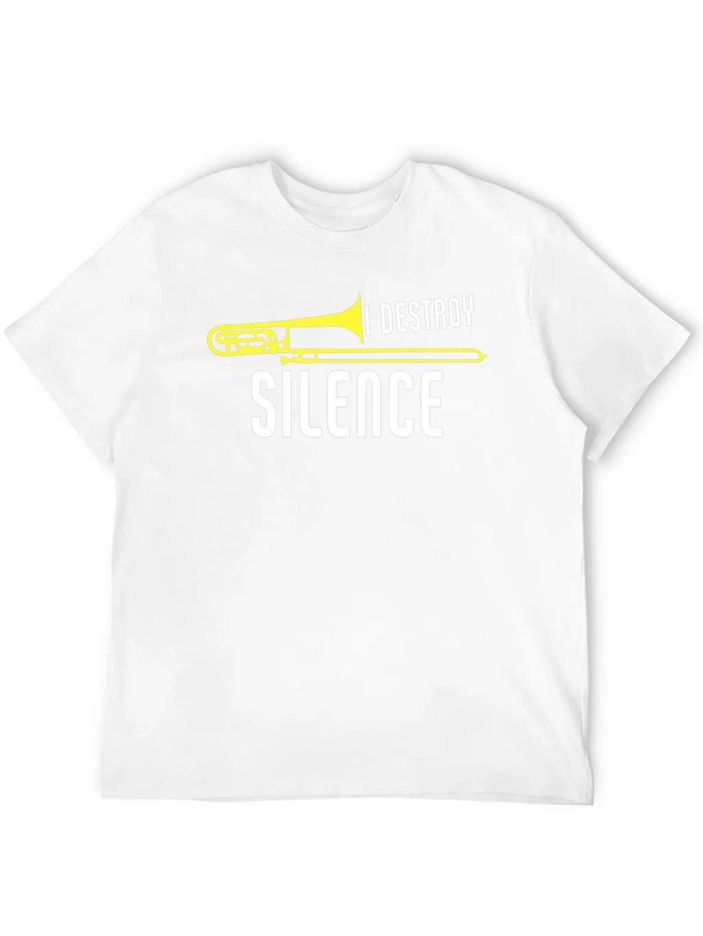 I Destroy Silence Trombone T-Shirt